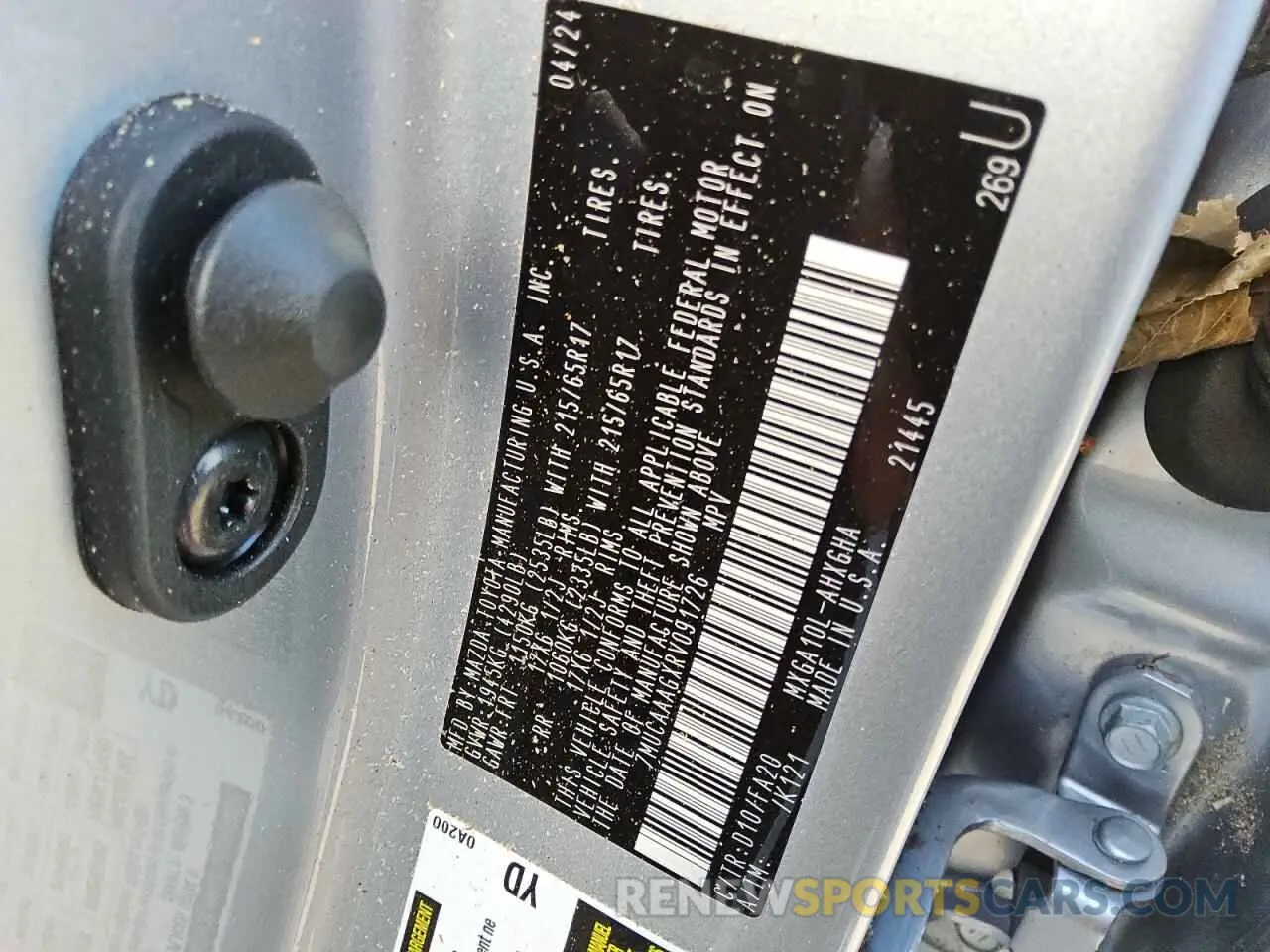 13 Photograph of a damaged car 7MUCAAAGXRV091726 TOYOTA COROLLA CR 2024