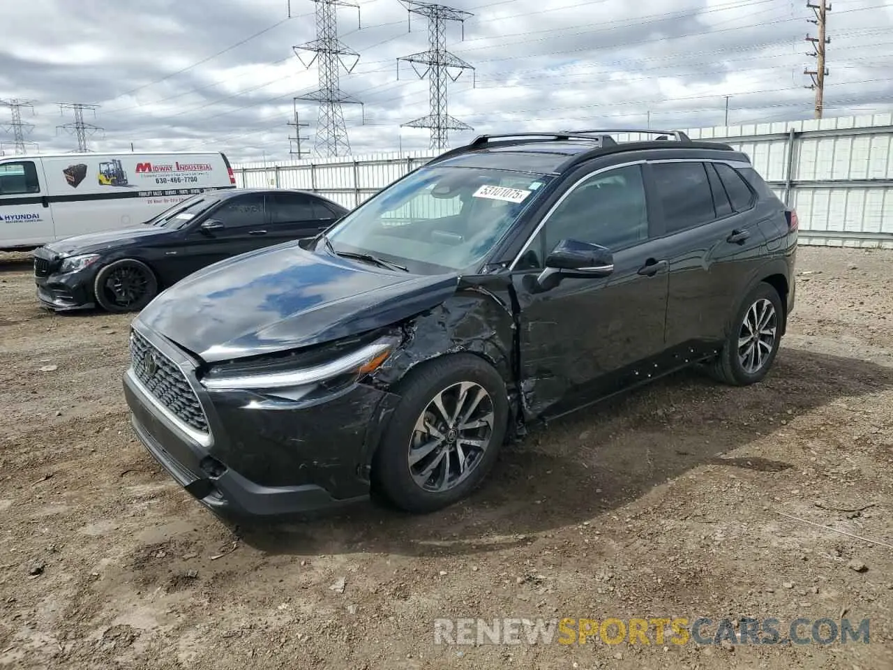 1 Photograph of a damaged car 7MUDAABG9RV102170 TOYOTA COROLLA CR 2024