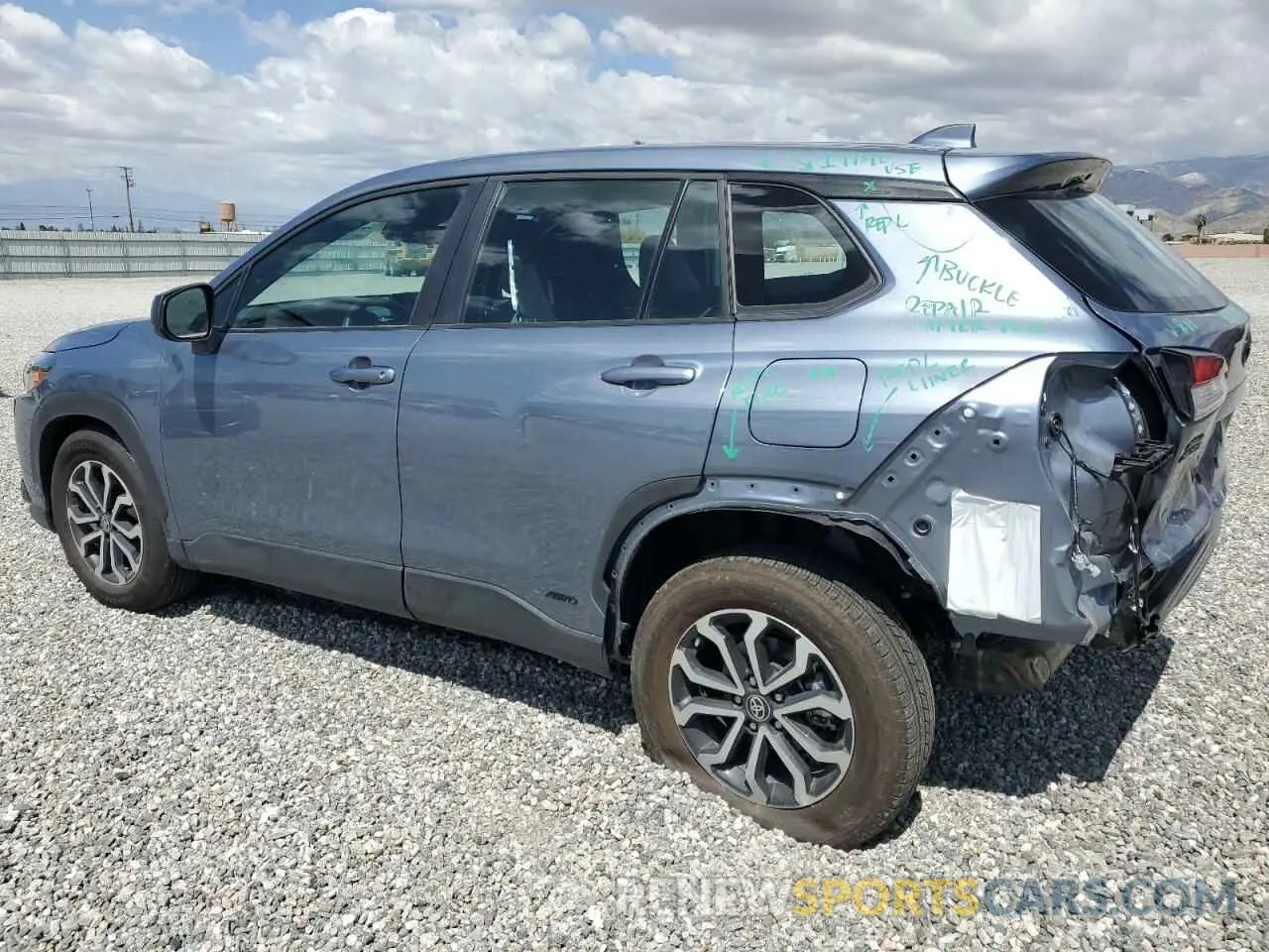 2 Photograph of a damaged car 7MUFBABG5RV051854 TOYOTA COROLLA CR 2024