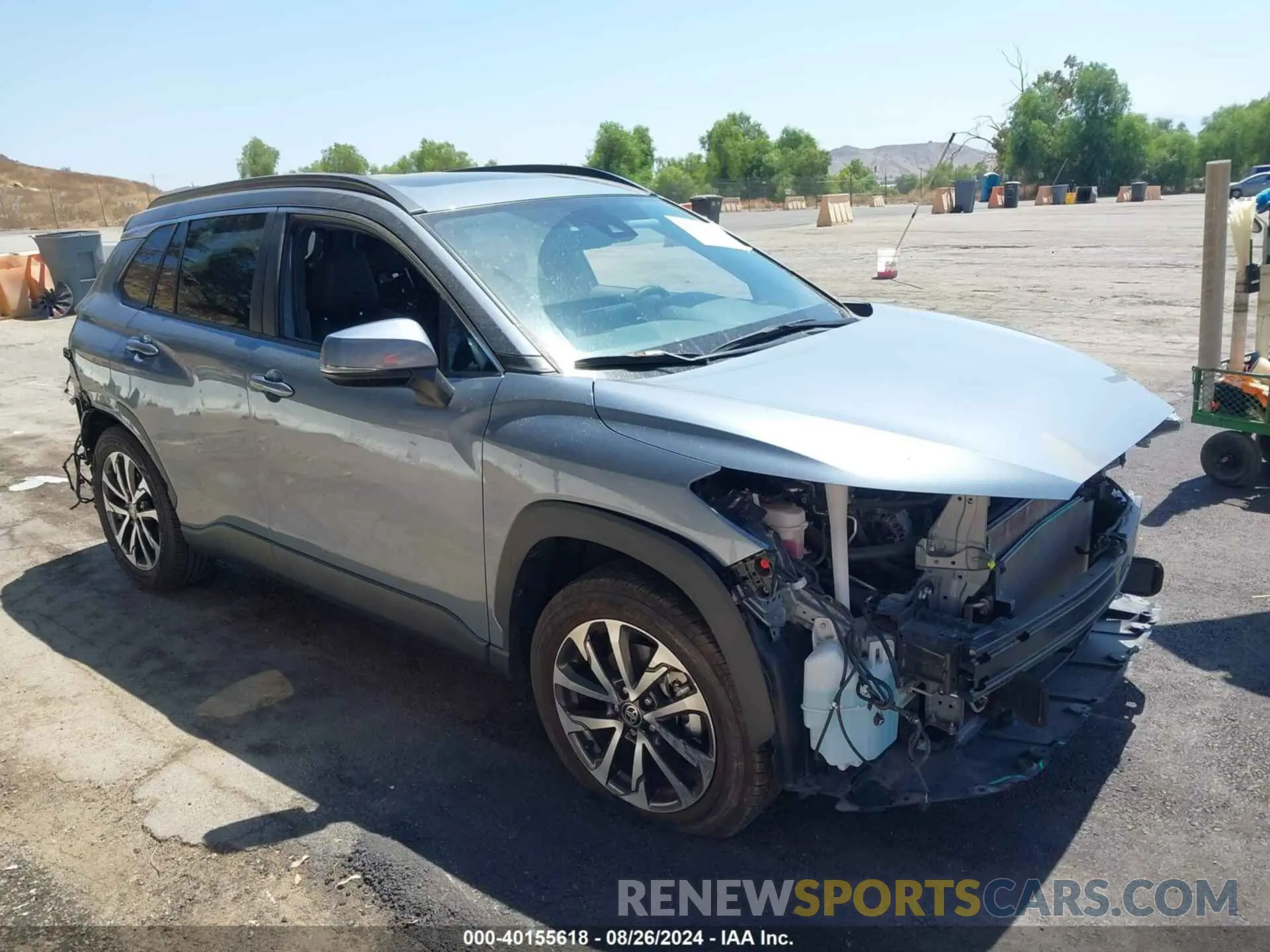 1 Photograph of a damaged car 7MUDAAAG0NV020713 TOYOTA COROLLA CROSS 2022