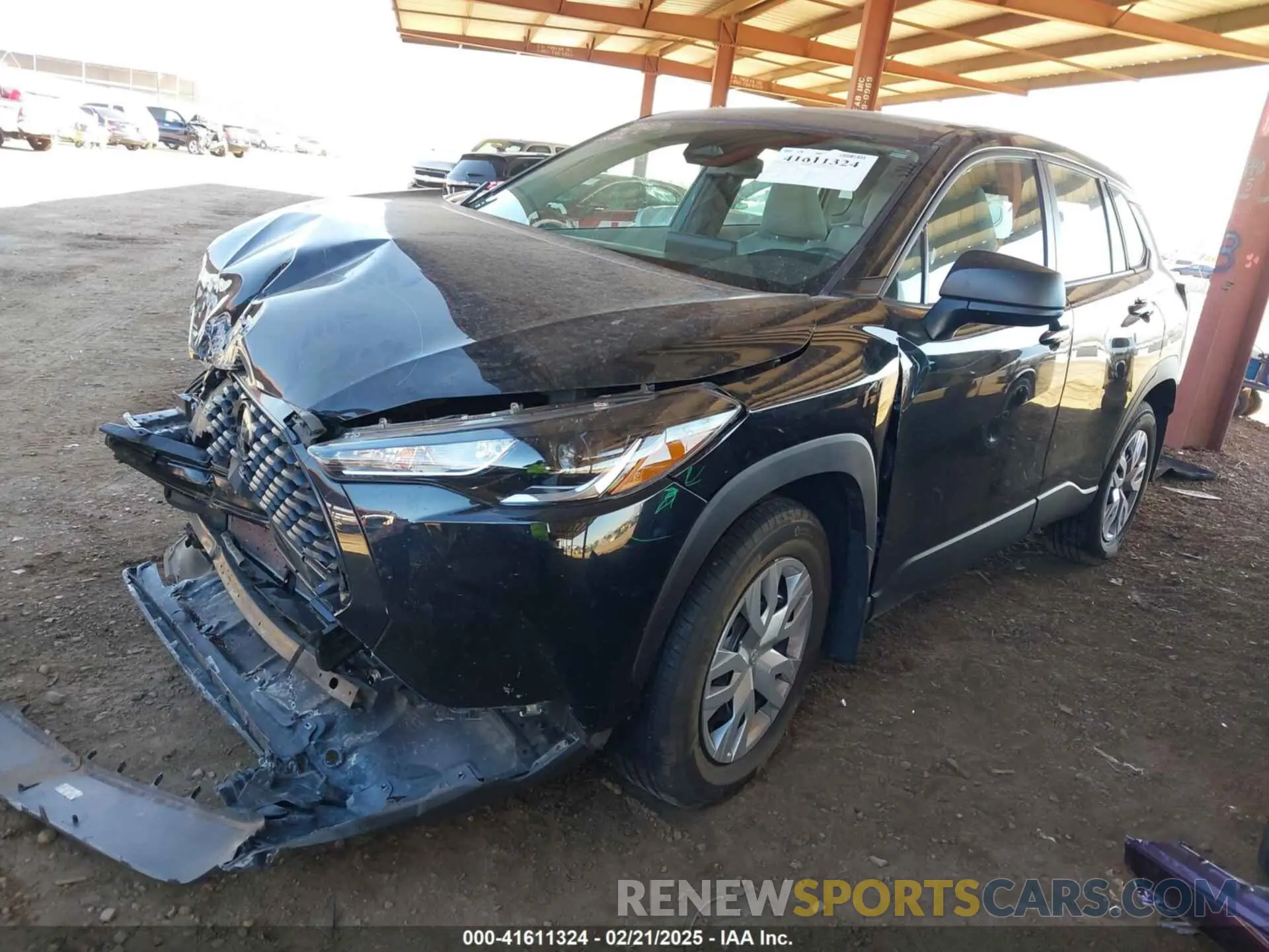 2 Photograph of a damaged car 7MUAAABG6PV057656 TOYOTA COROLLA CROSS 2023