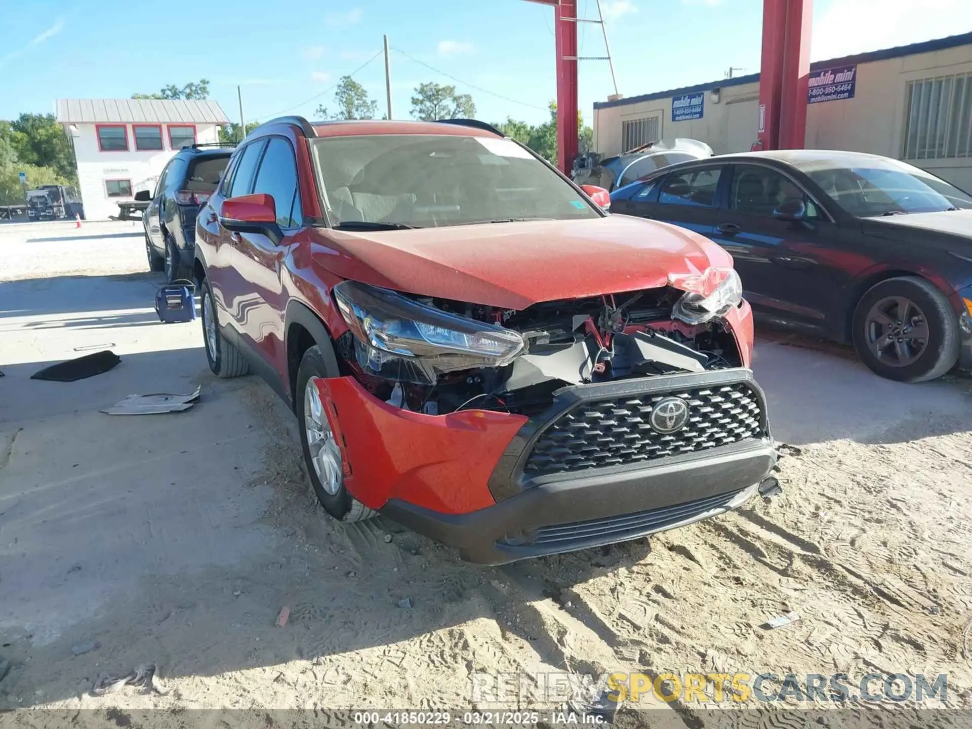 1 Photograph of a damaged car 7MUCAAAG1PV046560 TOYOTA COROLLA CROSS 2023