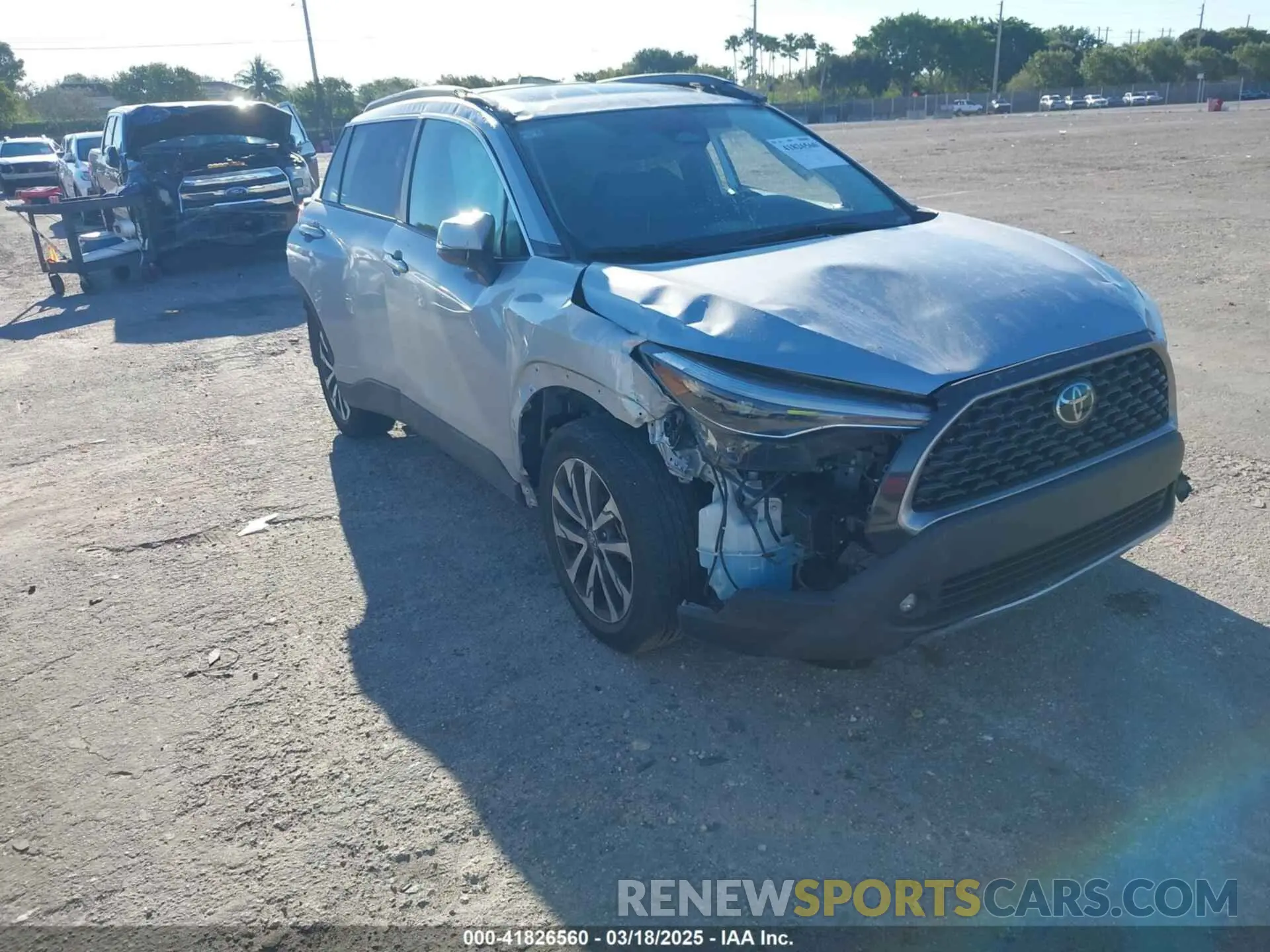 1 Photograph of a damaged car 7MUDAAAG5PV038272 TOYOTA COROLLA CROSS 2023