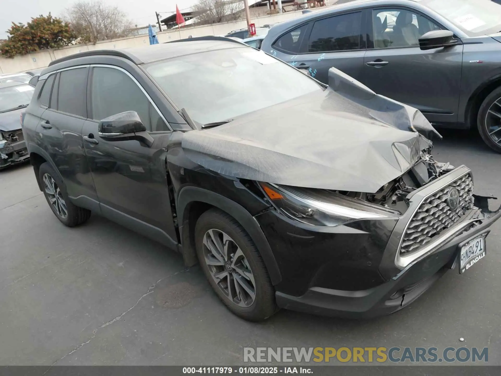 1 Photograph of a damaged car 7MUDAAAG5PV060742 TOYOTA COROLLA CROSS 2023