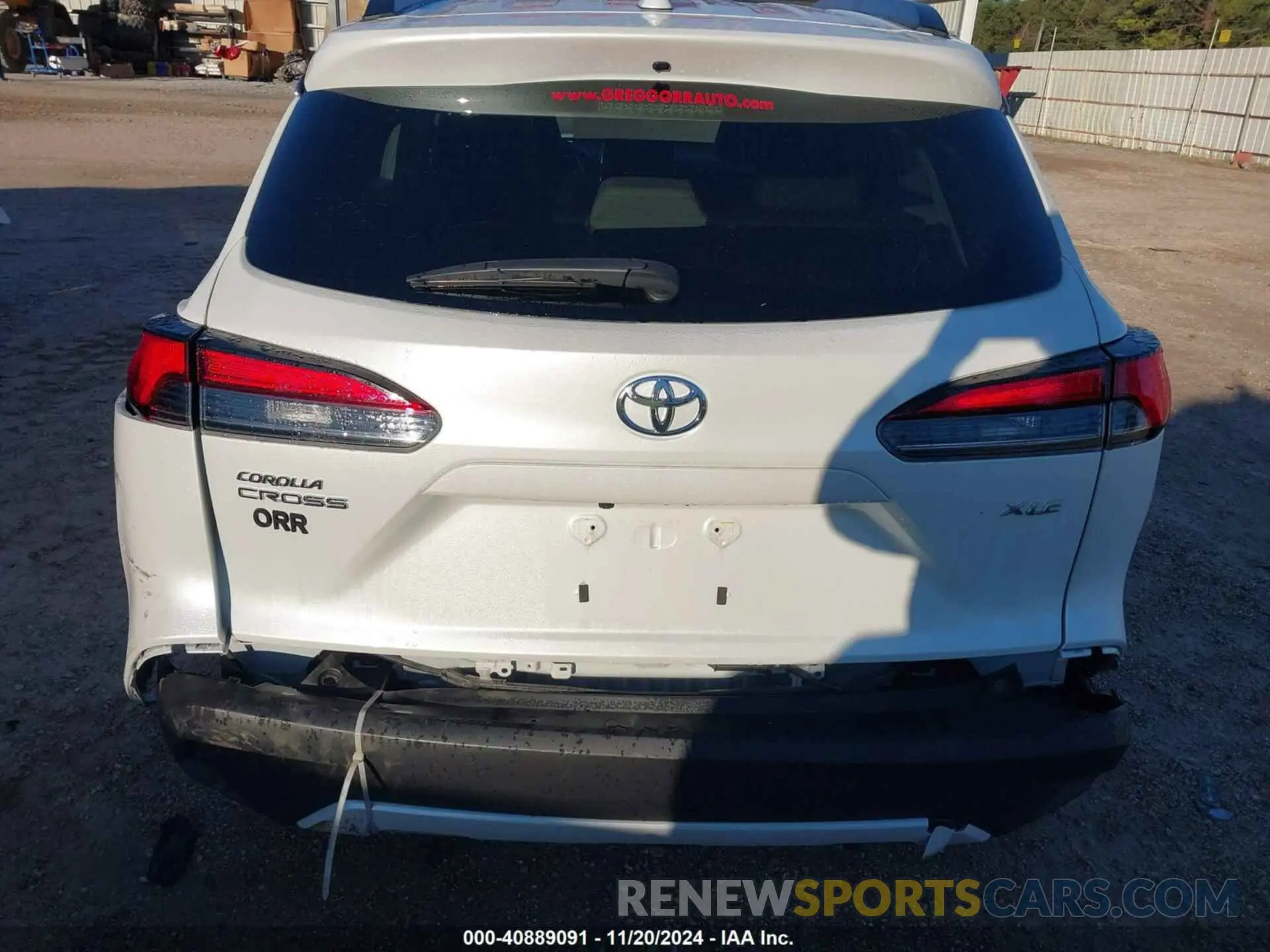 16 Photograph of a damaged car 7MUDAAAG8PV070312 TOYOTA COROLLA CROSS 2023