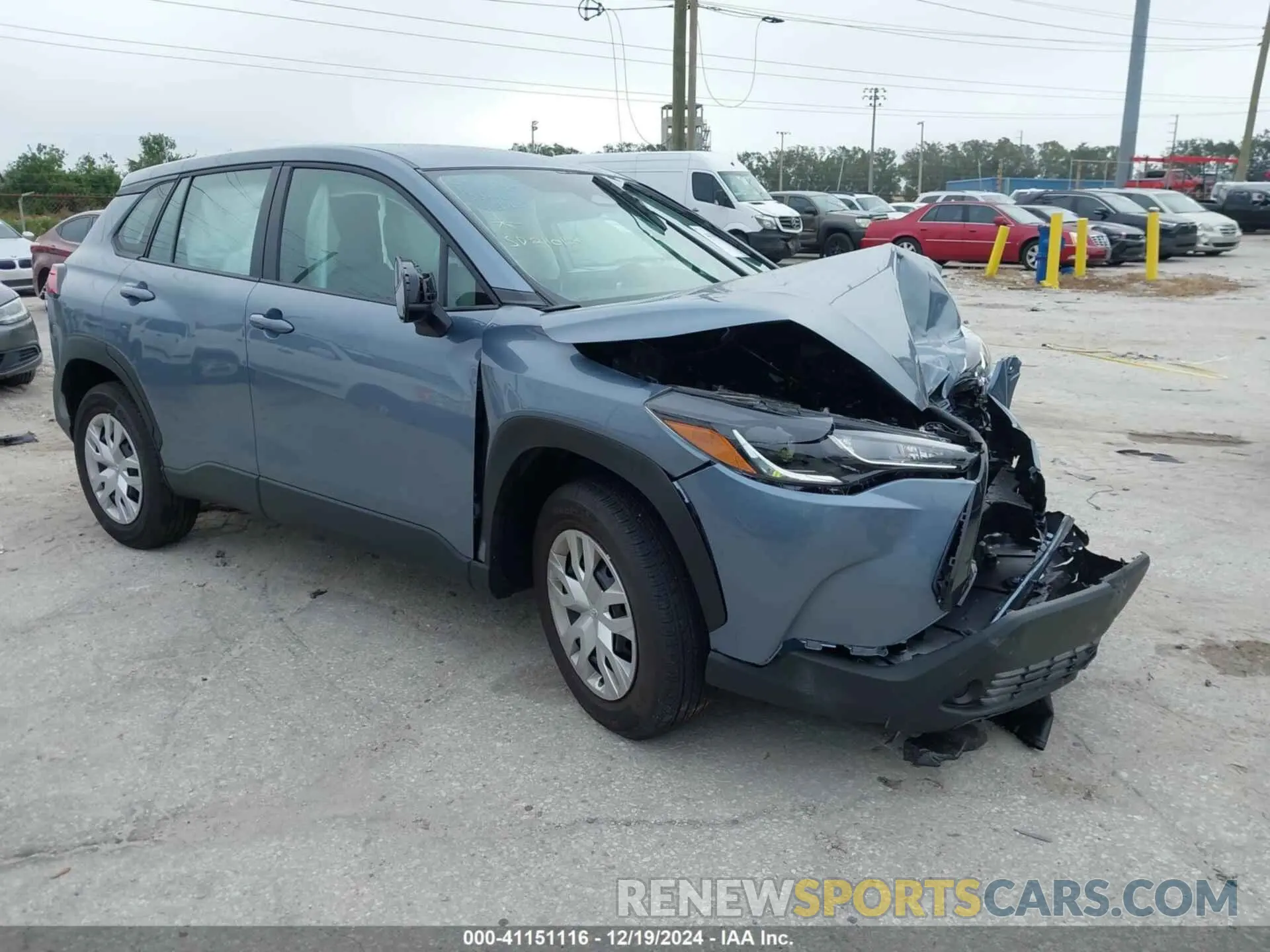 1 Photograph of a damaged car 7MUAAAAGXRV101467 TOYOTA COROLLA CROSS 2024