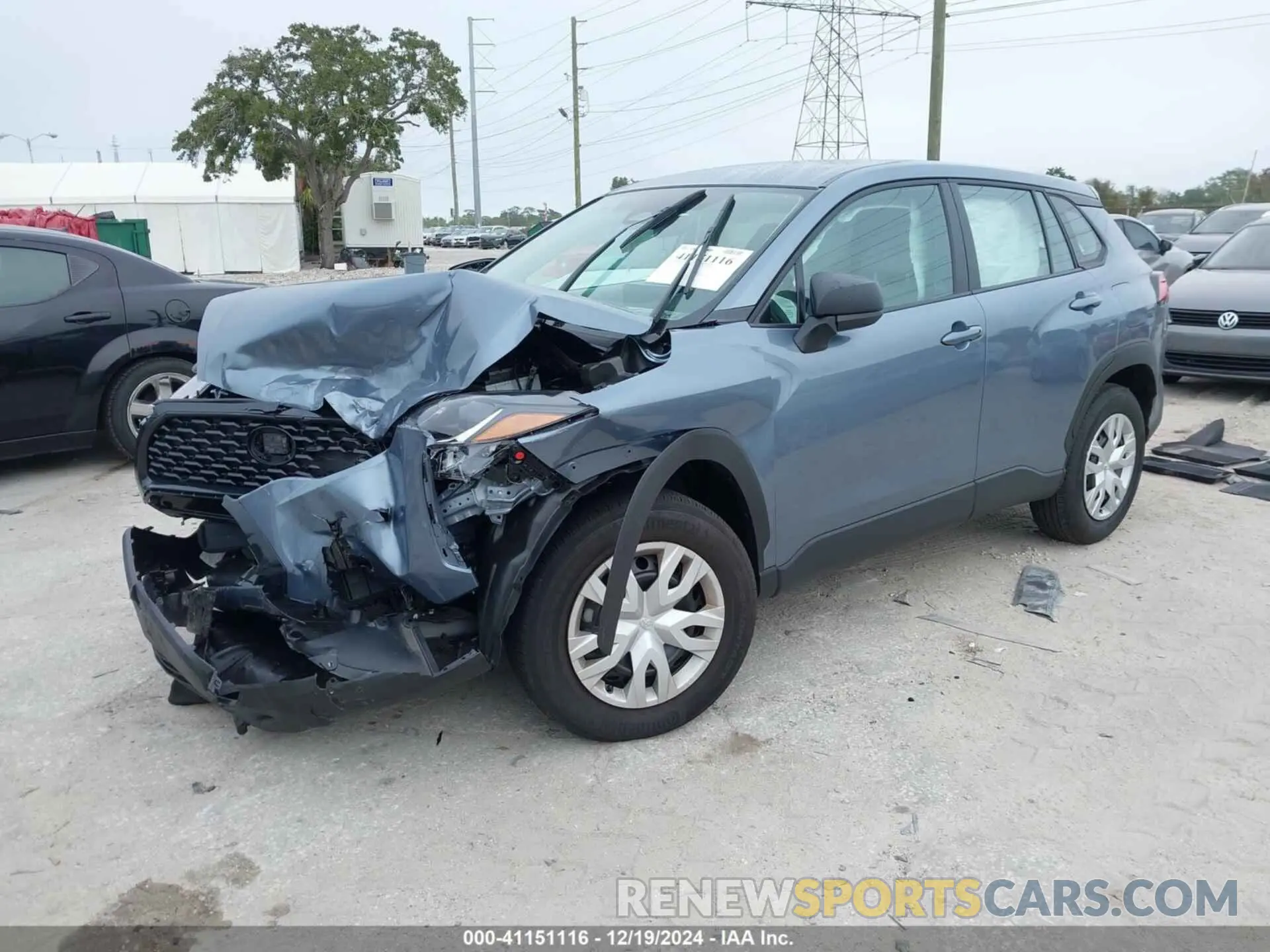 2 Photograph of a damaged car 7MUAAAAGXRV101467 TOYOTA COROLLA CROSS 2024