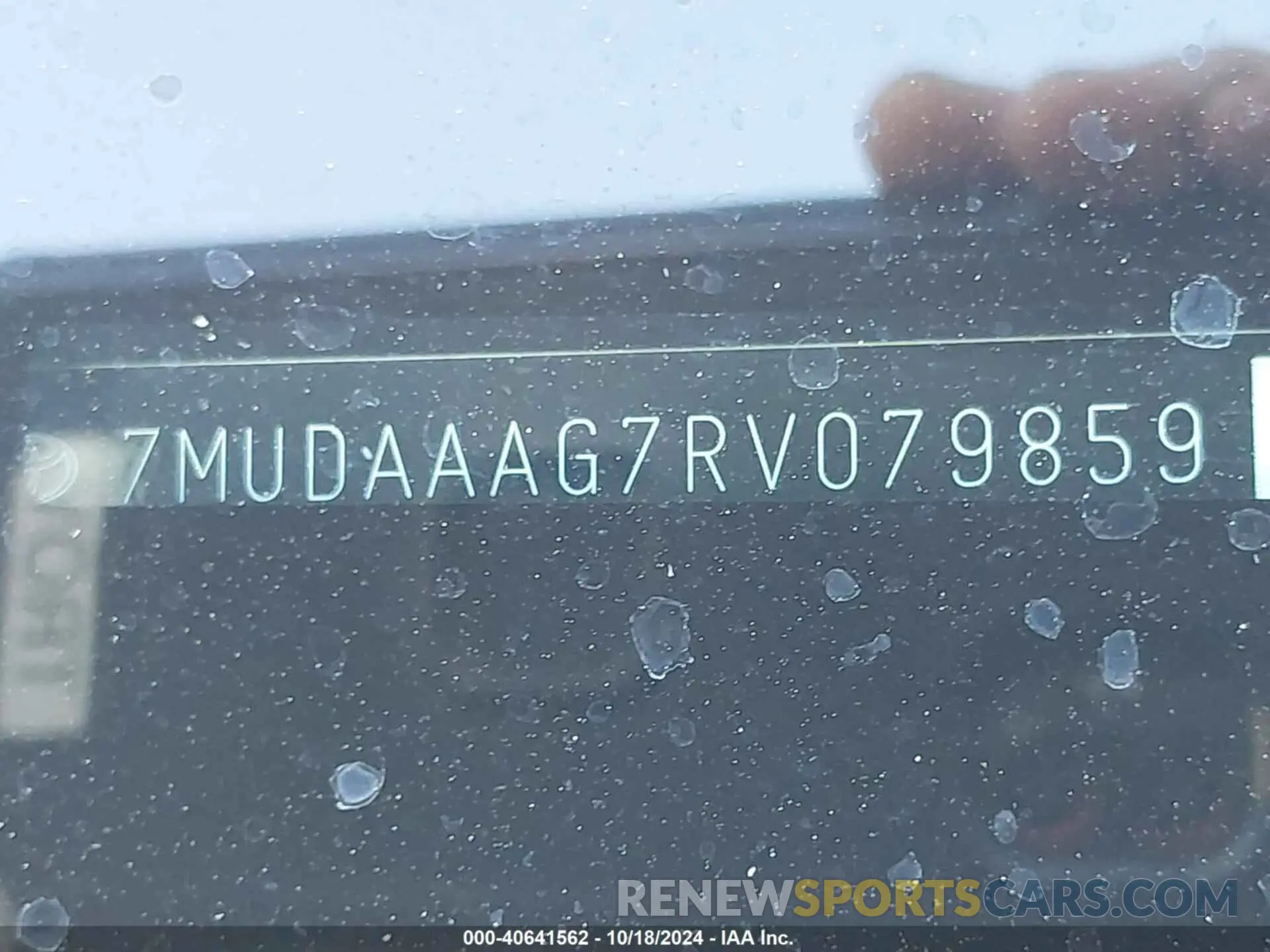 9 Photograph of a damaged car 7MUDAAAG7RV079859 TOYOTA COROLLA CROSS 2024