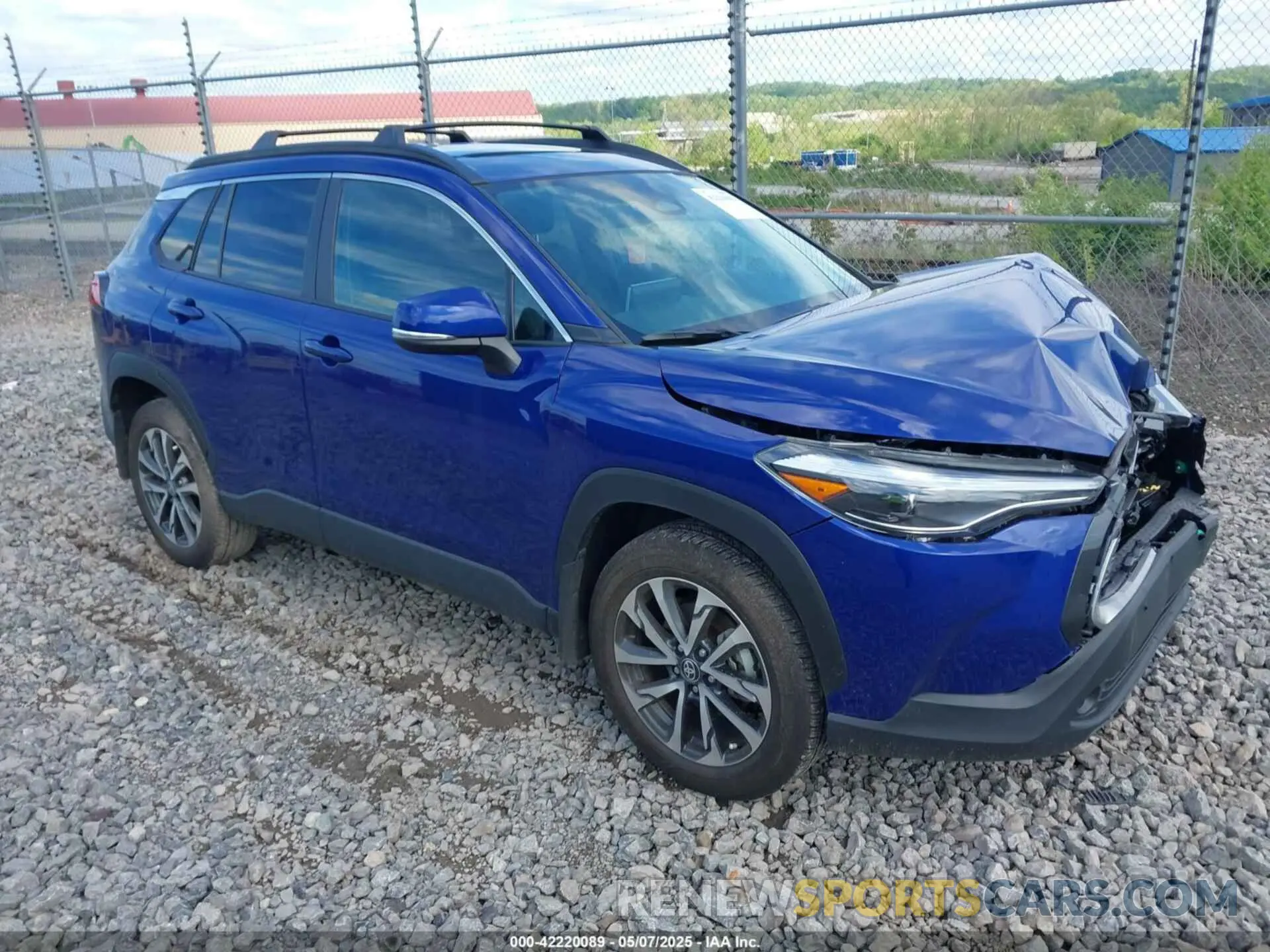 1 Photograph of a damaged car 7MUDAABG8RV106100 TOYOTA COROLLA CROSS 2024