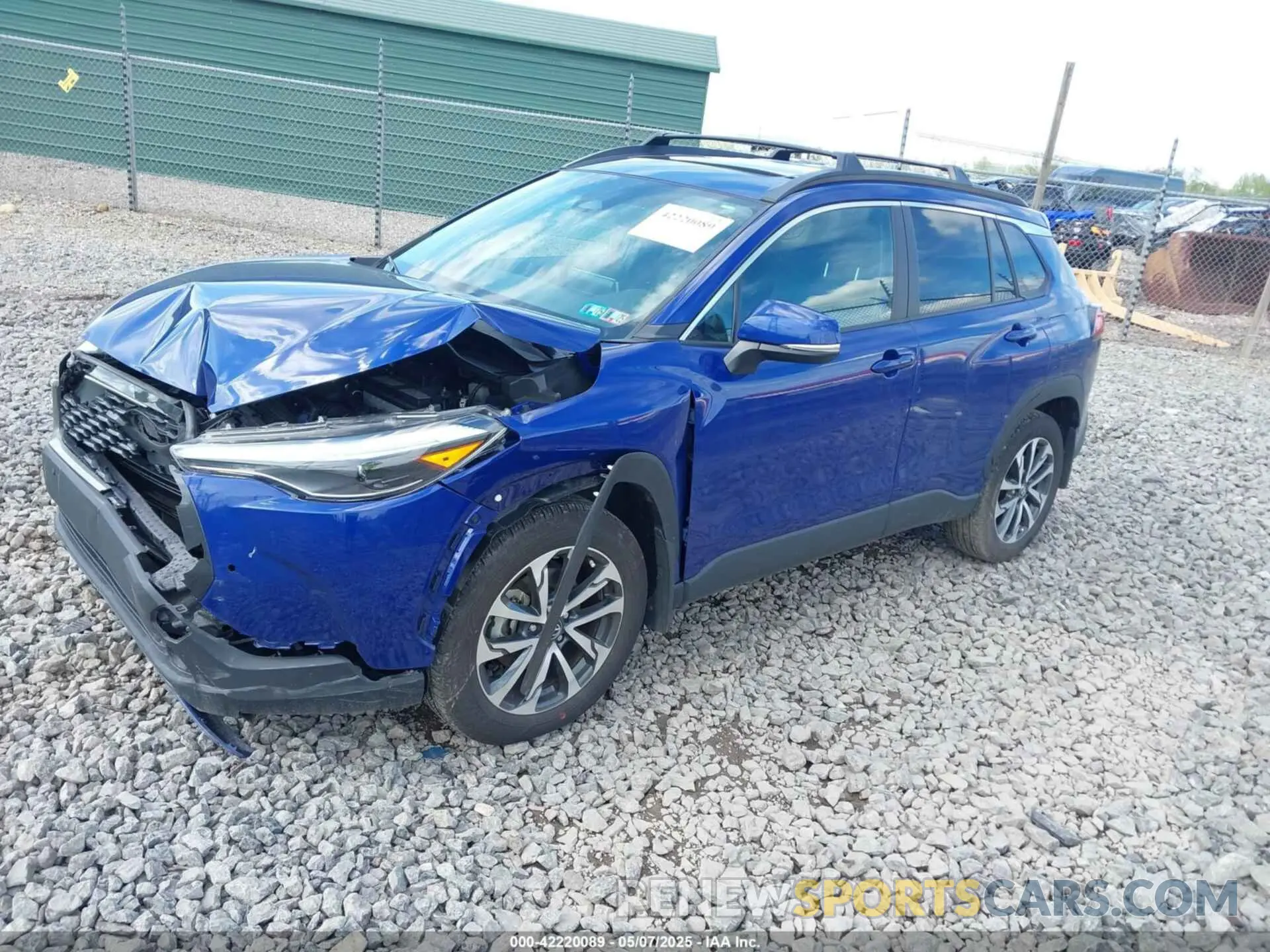 2 Photograph of a damaged car 7MUDAABG8RV106100 TOYOTA COROLLA CROSS 2024