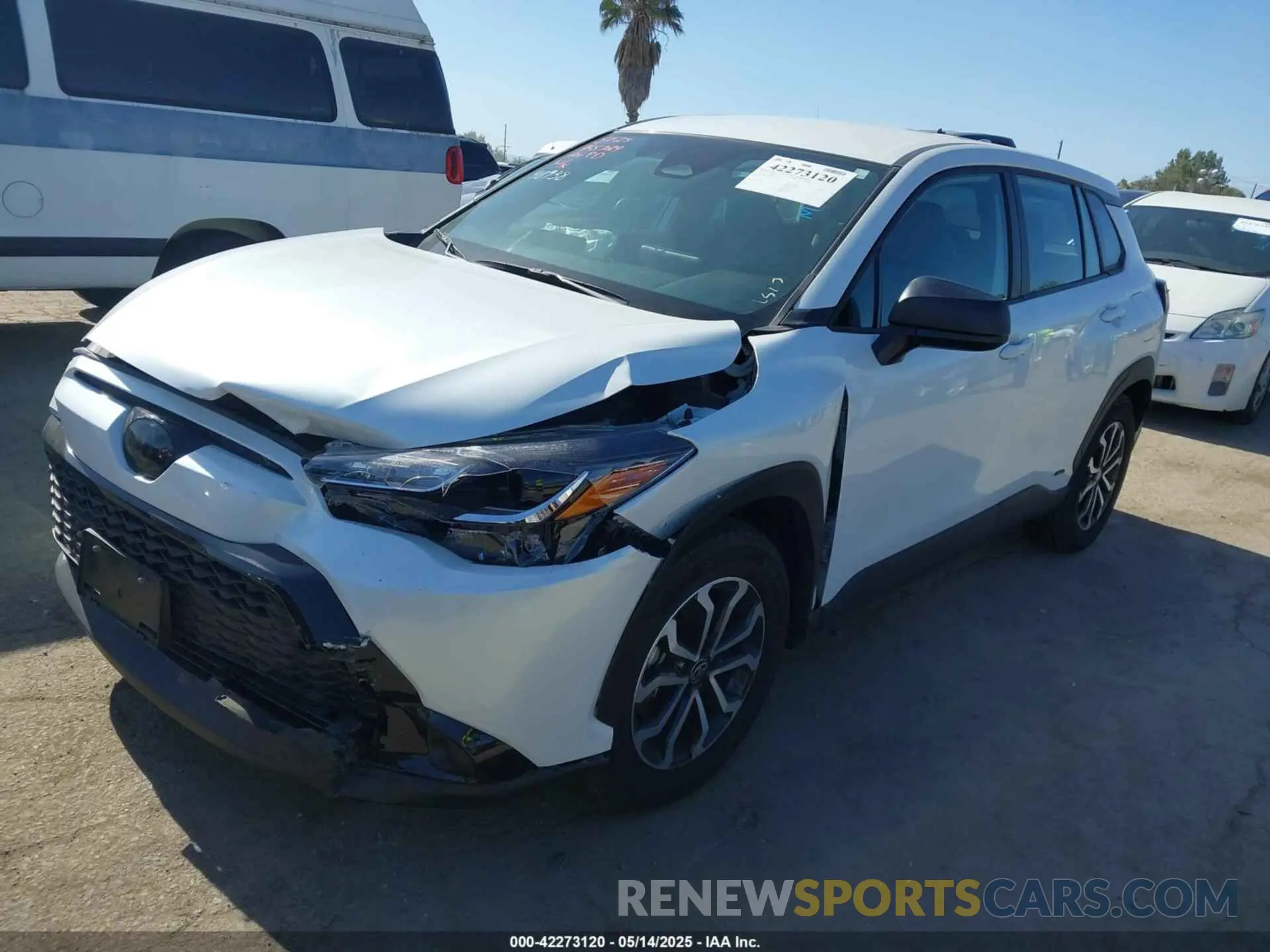 2 Photograph of a damaged car 7MUFBABG5PV010525 TOYOTA COROLLA CROSS HYBRID 2023