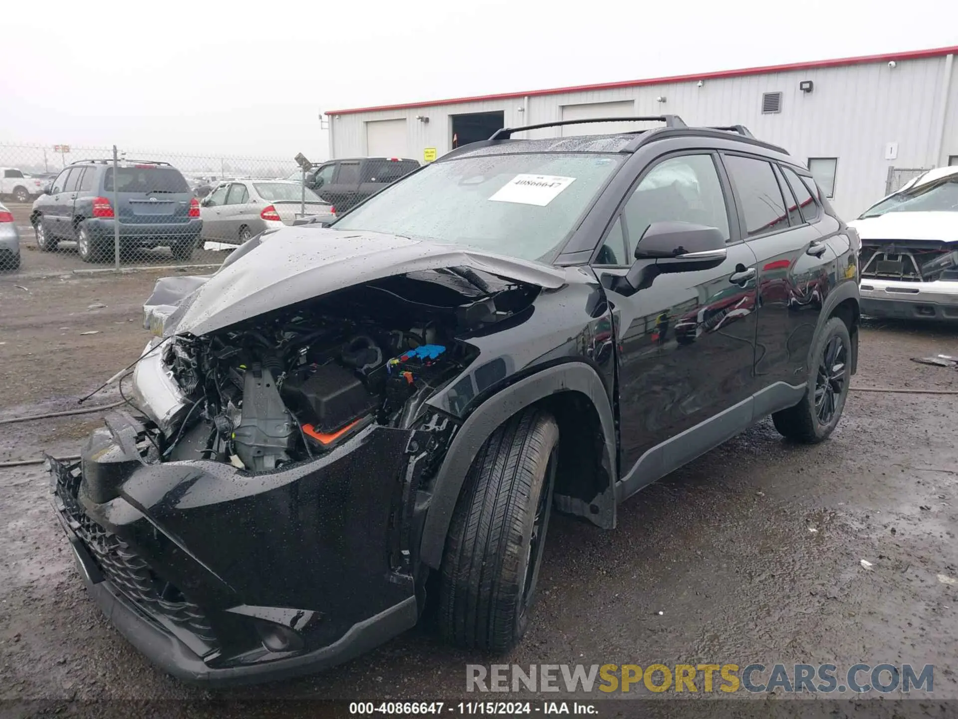 2 Photograph of a damaged car 7MUFBABG8RV054960 TOYOTA COROLLA CROSS HYBRID 2024
