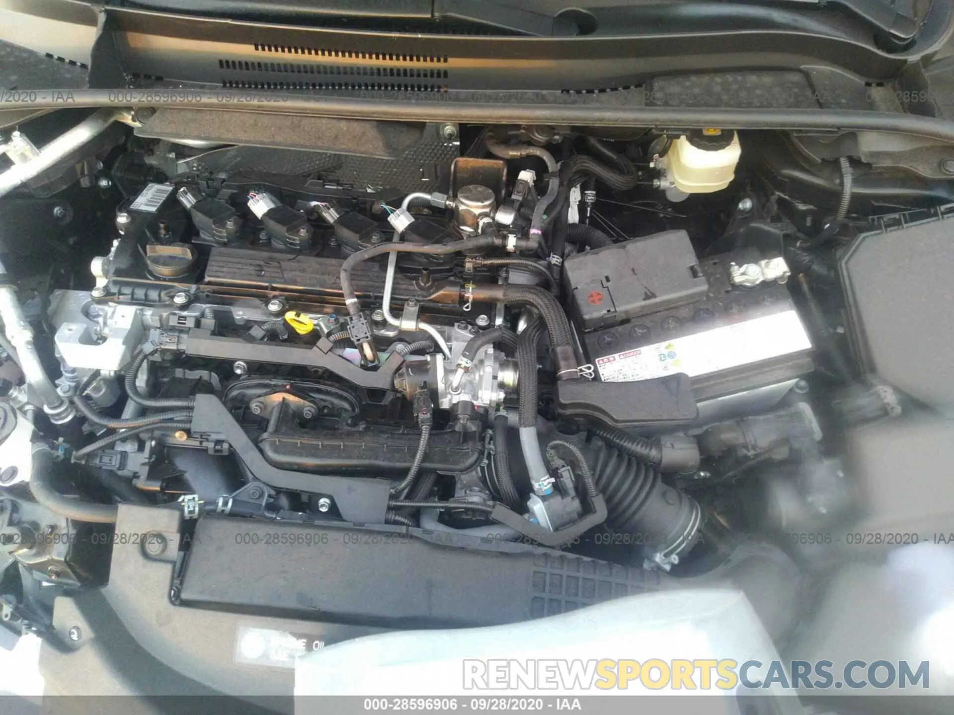 10 Photograph of a damaged car JTNK4RBE0K3024290 TOYOTA COROLLA HATCHBACK 2019