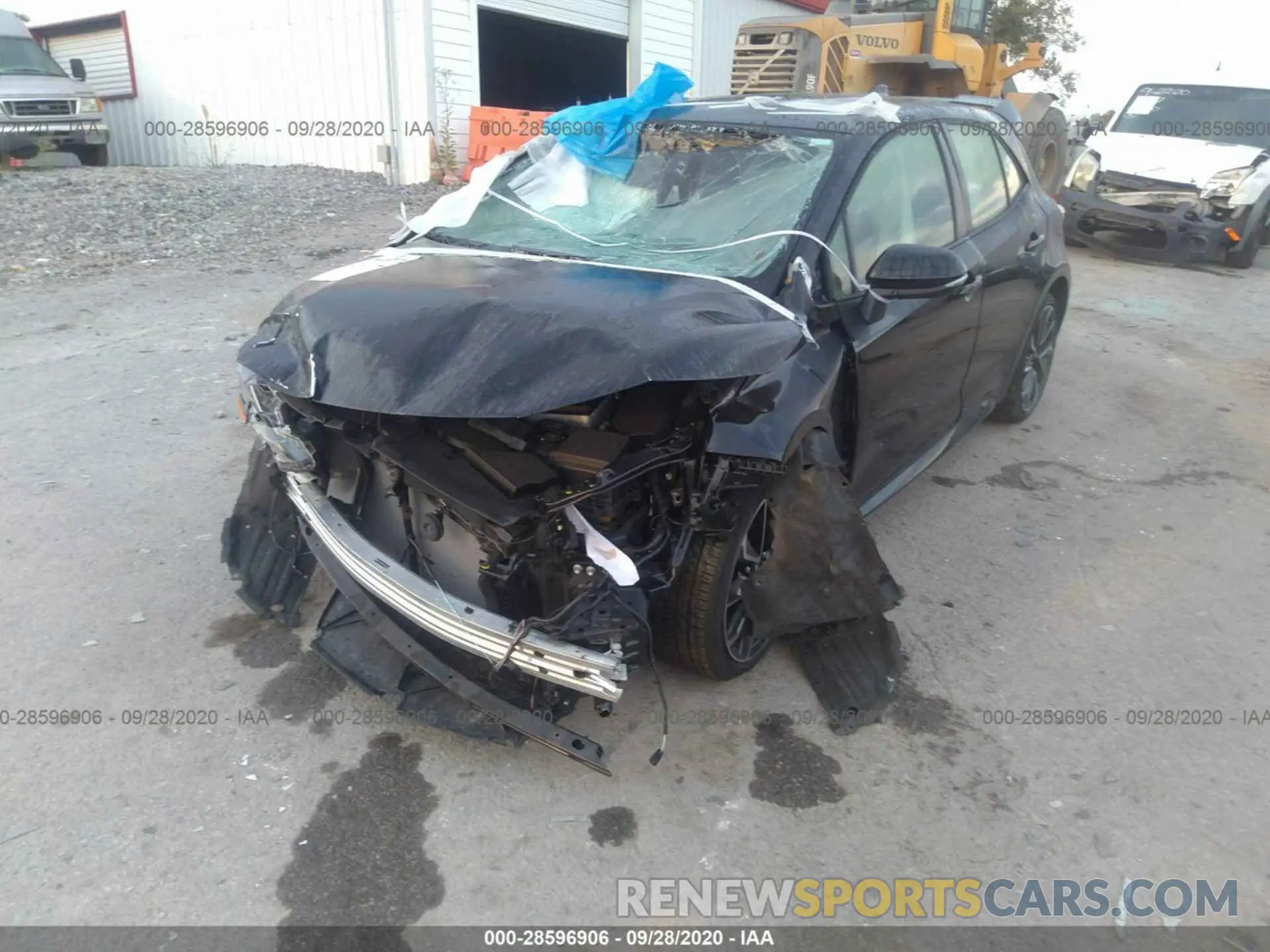 2 Photograph of a damaged car JTNK4RBE0K3024290 TOYOTA COROLLA HATCHBACK 2019