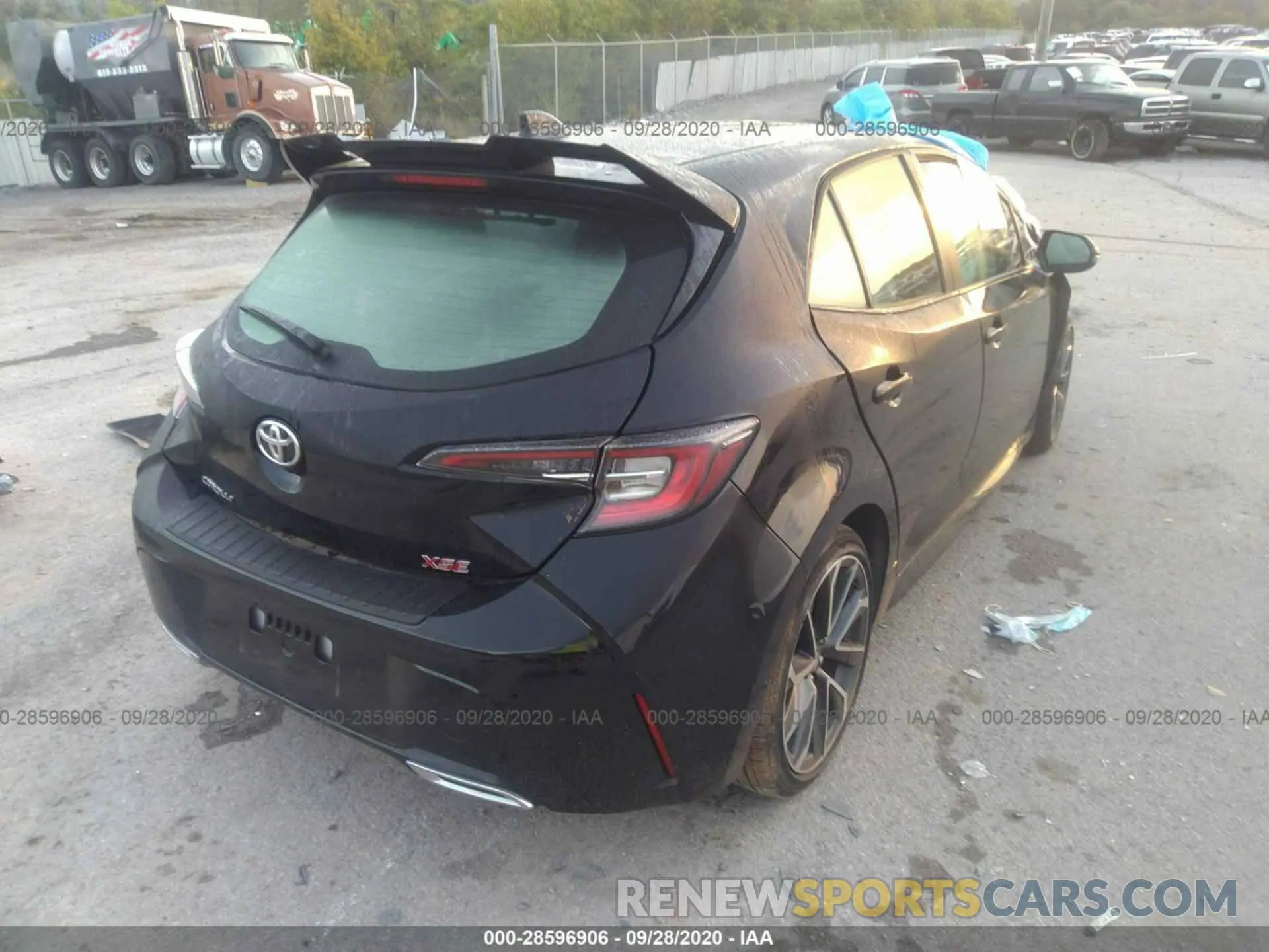 4 Photograph of a damaged car JTNK4RBE0K3024290 TOYOTA COROLLA HATCHBACK 2019