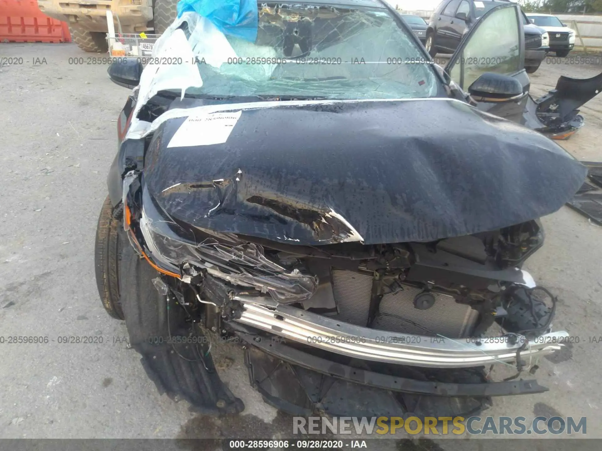 6 Photograph of a damaged car JTNK4RBE0K3024290 TOYOTA COROLLA HATCHBACK 2019