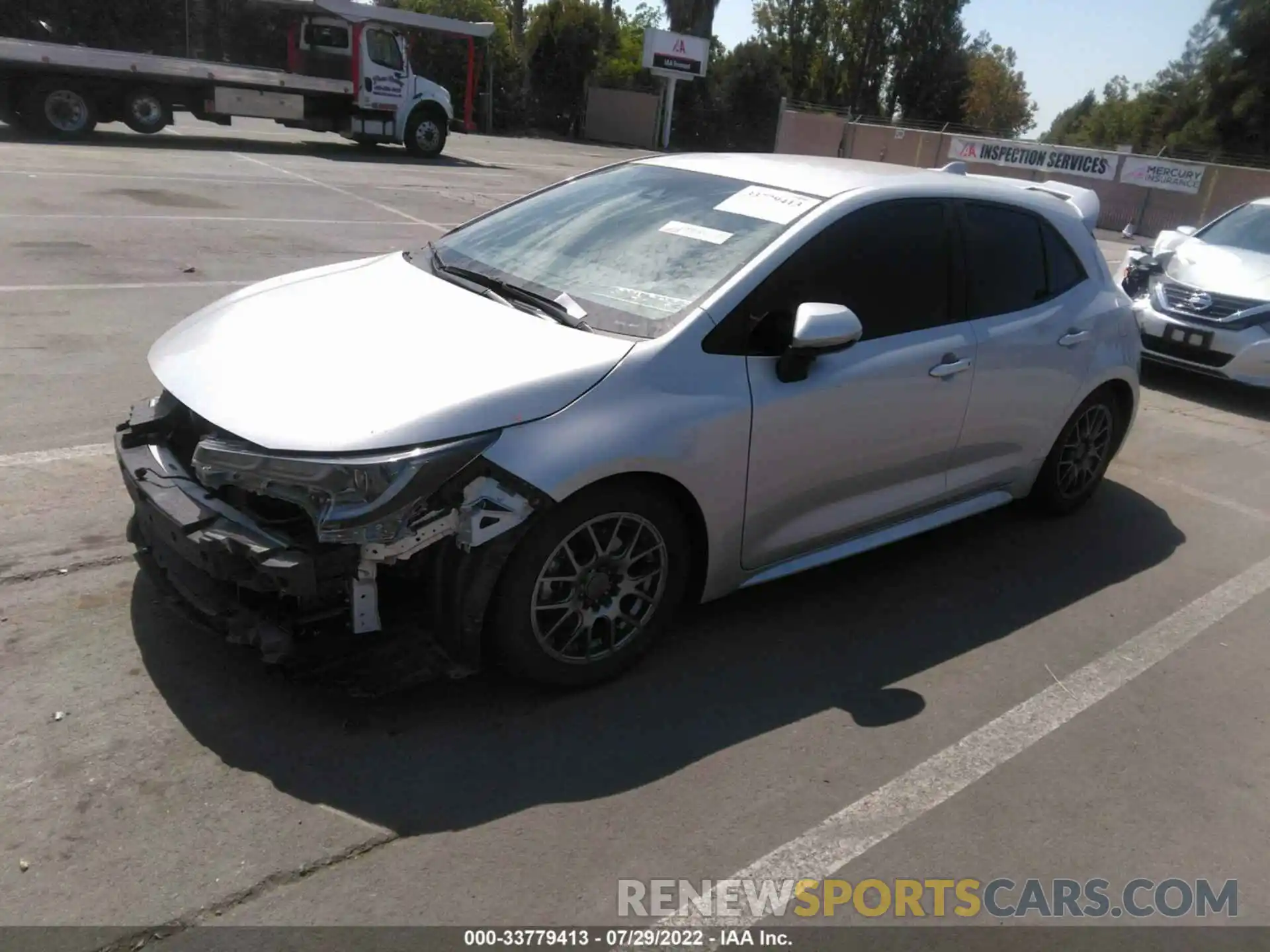 2 Photograph of a damaged car JTNK4RBE0K3052428 TOYOTA COROLLA HATCHBACK 2019