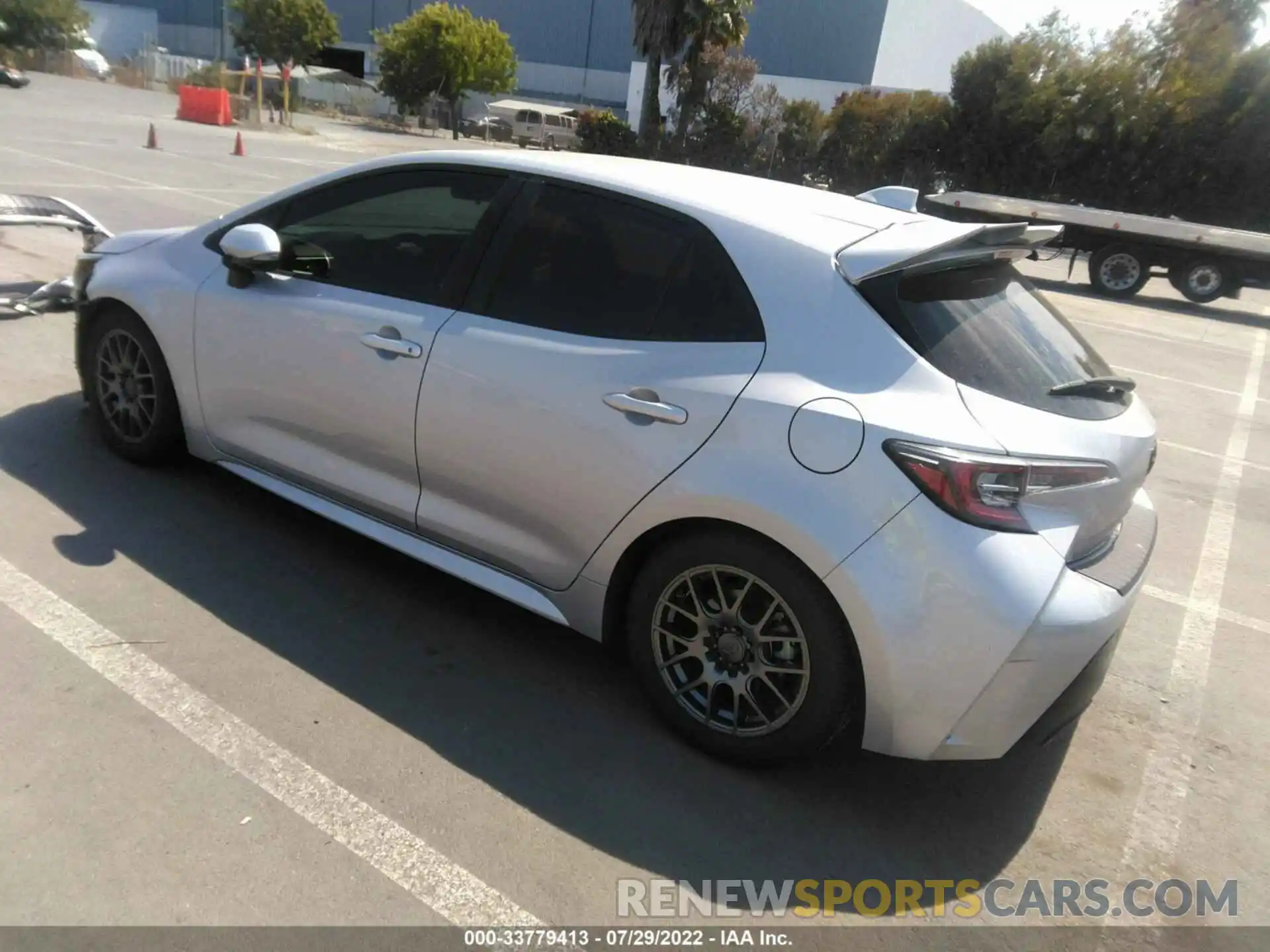 3 Photograph of a damaged car JTNK4RBE0K3052428 TOYOTA COROLLA HATCHBACK 2019