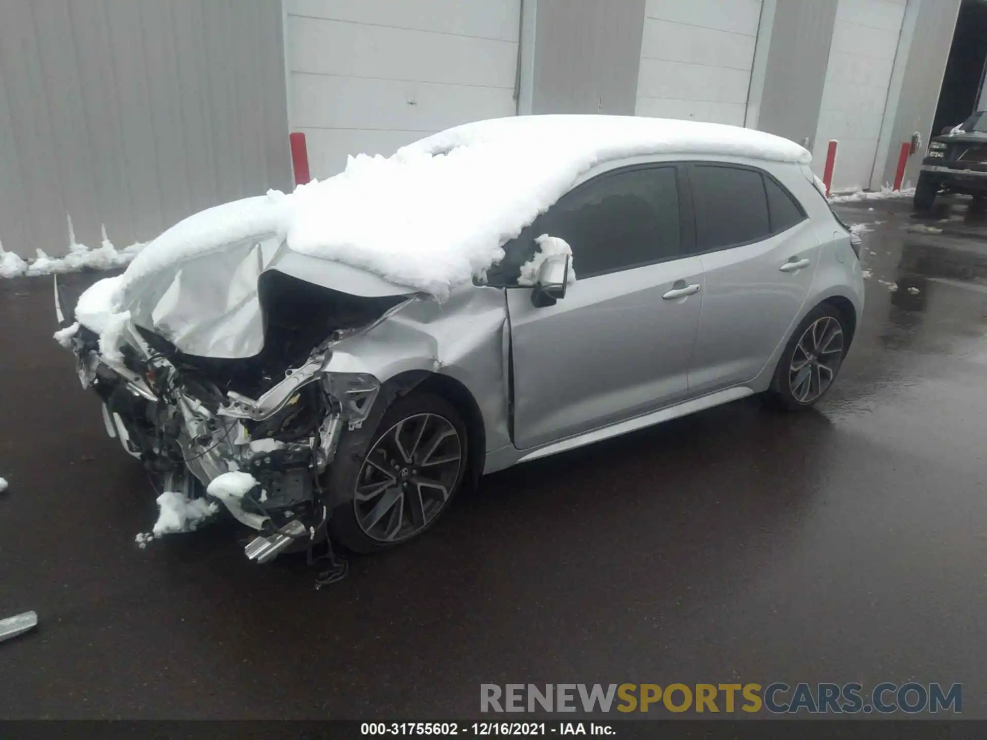 2 Photograph of a damaged car JTNK4RBE1K3028557 TOYOTA COROLLA HATCHBACK 2019