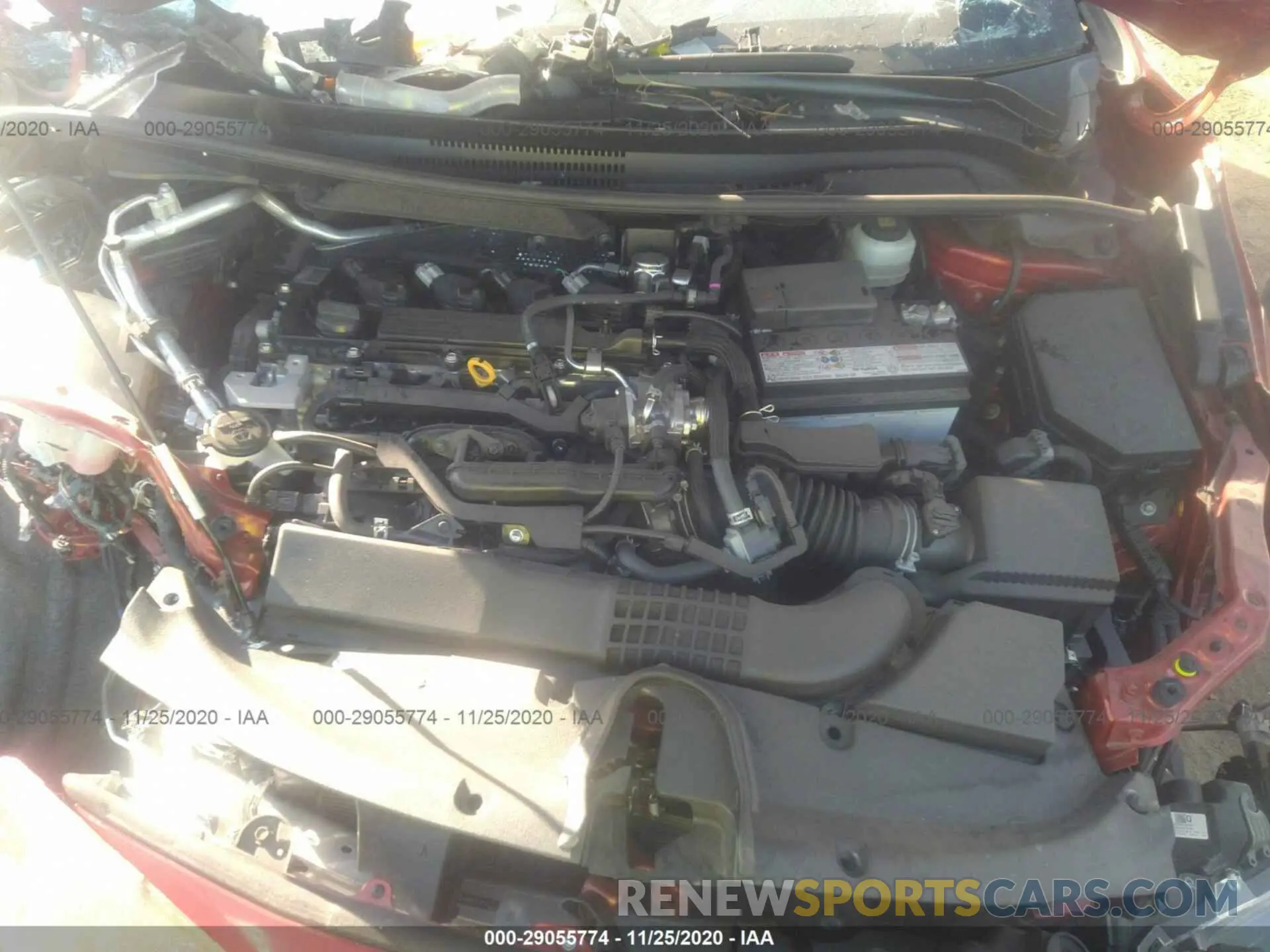 10 Photograph of a damaged car JTNK4RBE2K3002212 TOYOTA COROLLA HATCHBACK 2019