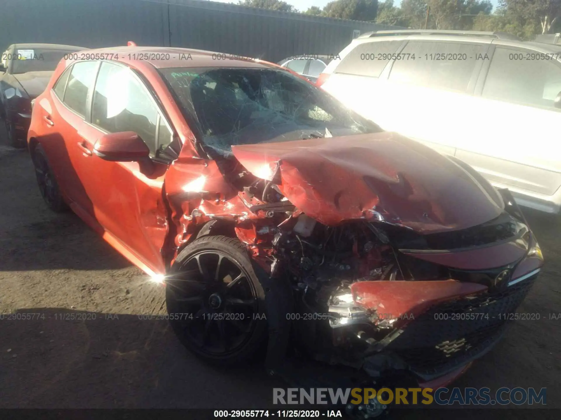 5 Photograph of a damaged car JTNK4RBE2K3002212 TOYOTA COROLLA HATCHBACK 2019