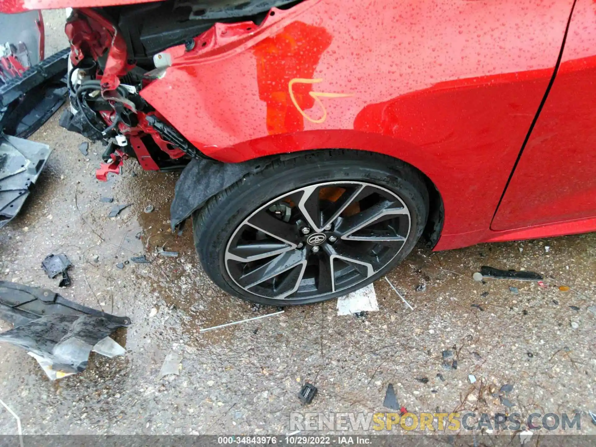 13 Photograph of a damaged car JTNK4RBE2K3011668 TOYOTA COROLLA HATCHBACK 2019