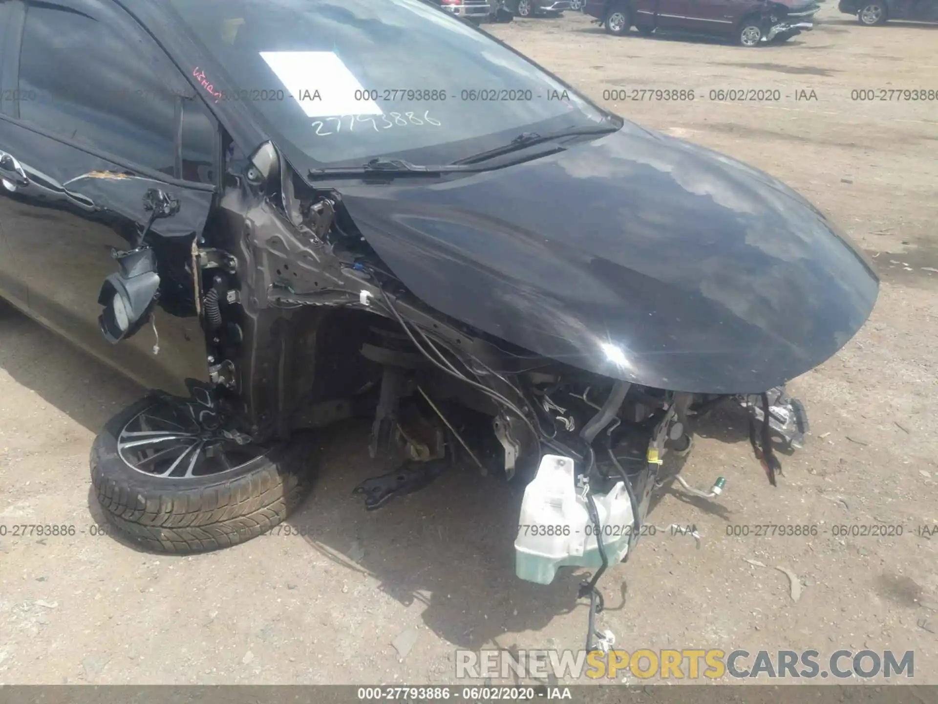 6 Photograph of a damaged car JTNK4RBE2K3041513 TOYOTA COROLLA HATCHBACK 2019