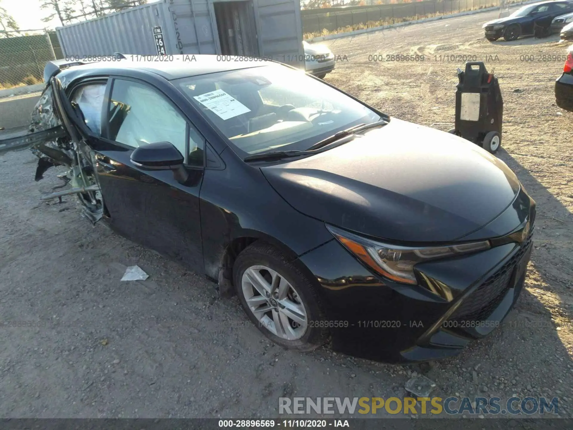 1 Photograph of a damaged car JTNK4RBE3K3069238 TOYOTA COROLLA HATCHBACK 2019