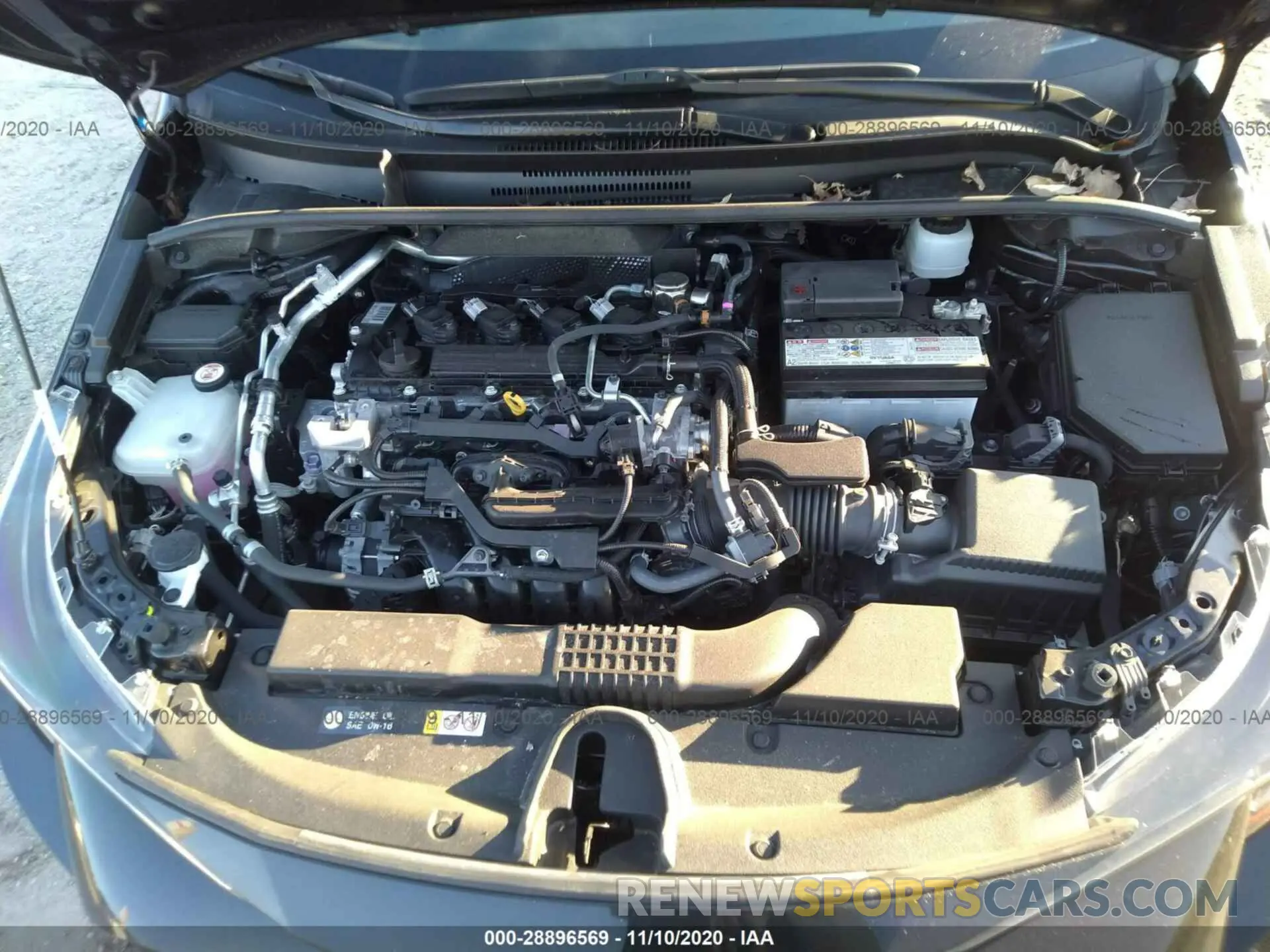 10 Photograph of a damaged car JTNK4RBE3K3069238 TOYOTA COROLLA HATCHBACK 2019