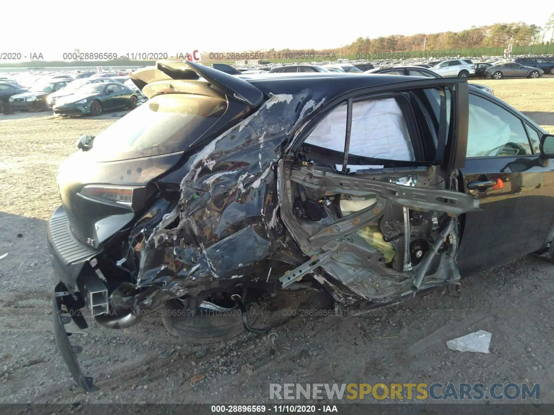 6 Photograph of a damaged car JTNK4RBE3K3069238 TOYOTA COROLLA HATCHBACK 2019