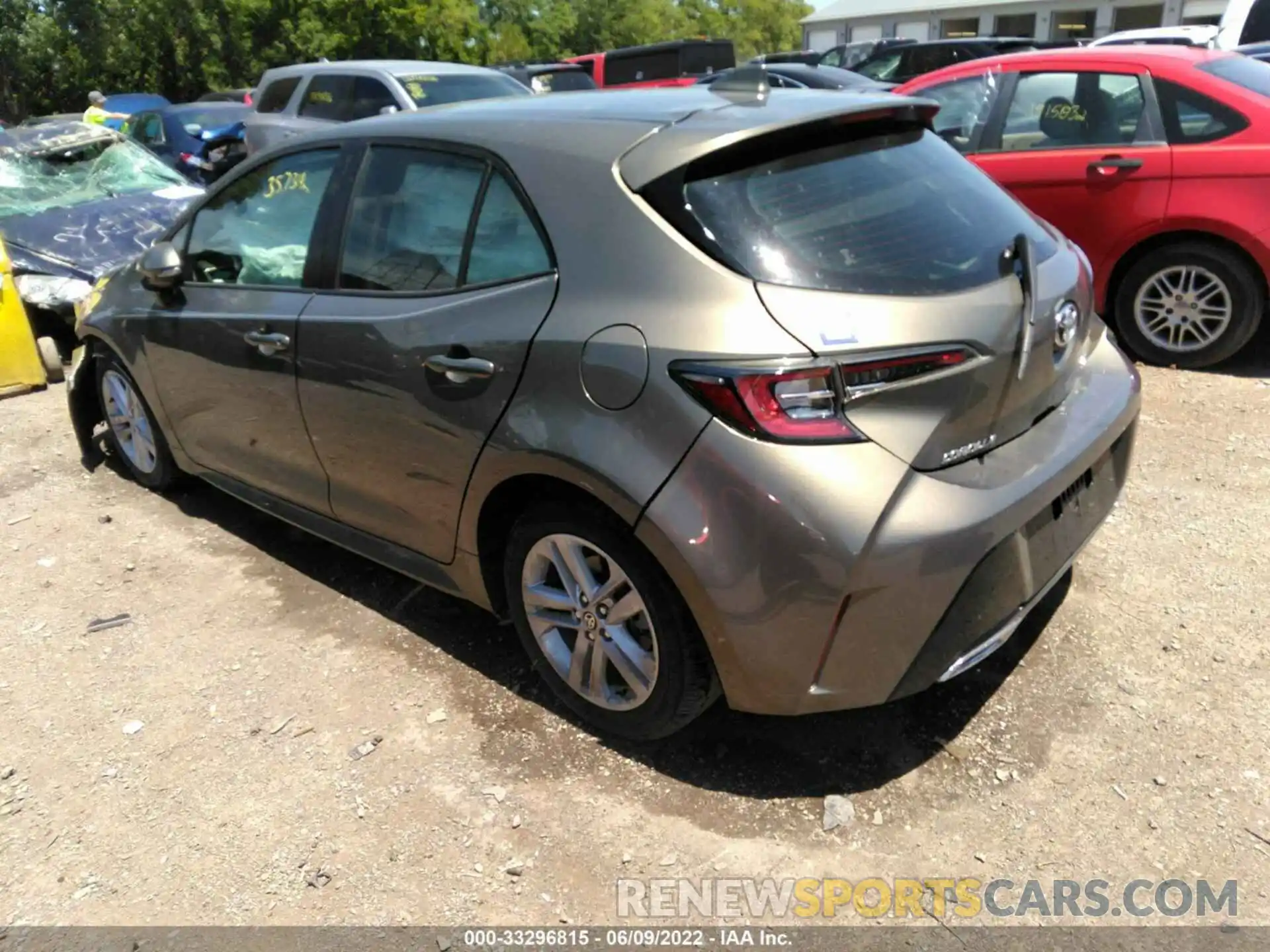 3 Photograph of a damaged car JTNK4RBE4K3004589 TOYOTA COROLLA HATCHBACK 2019