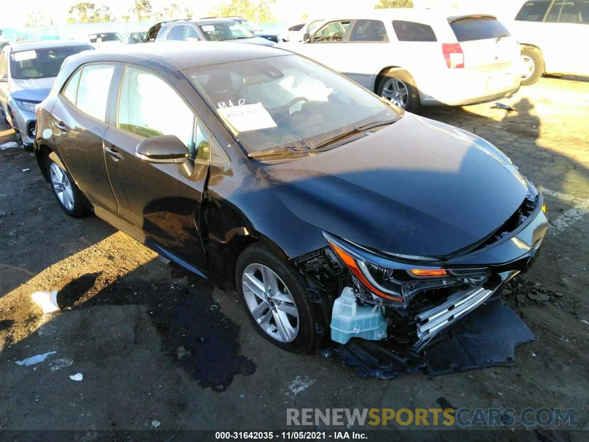 1 Photograph of a damaged car JTNK4RBE4K3029878 TOYOTA COROLLA HATCHBACK 2019