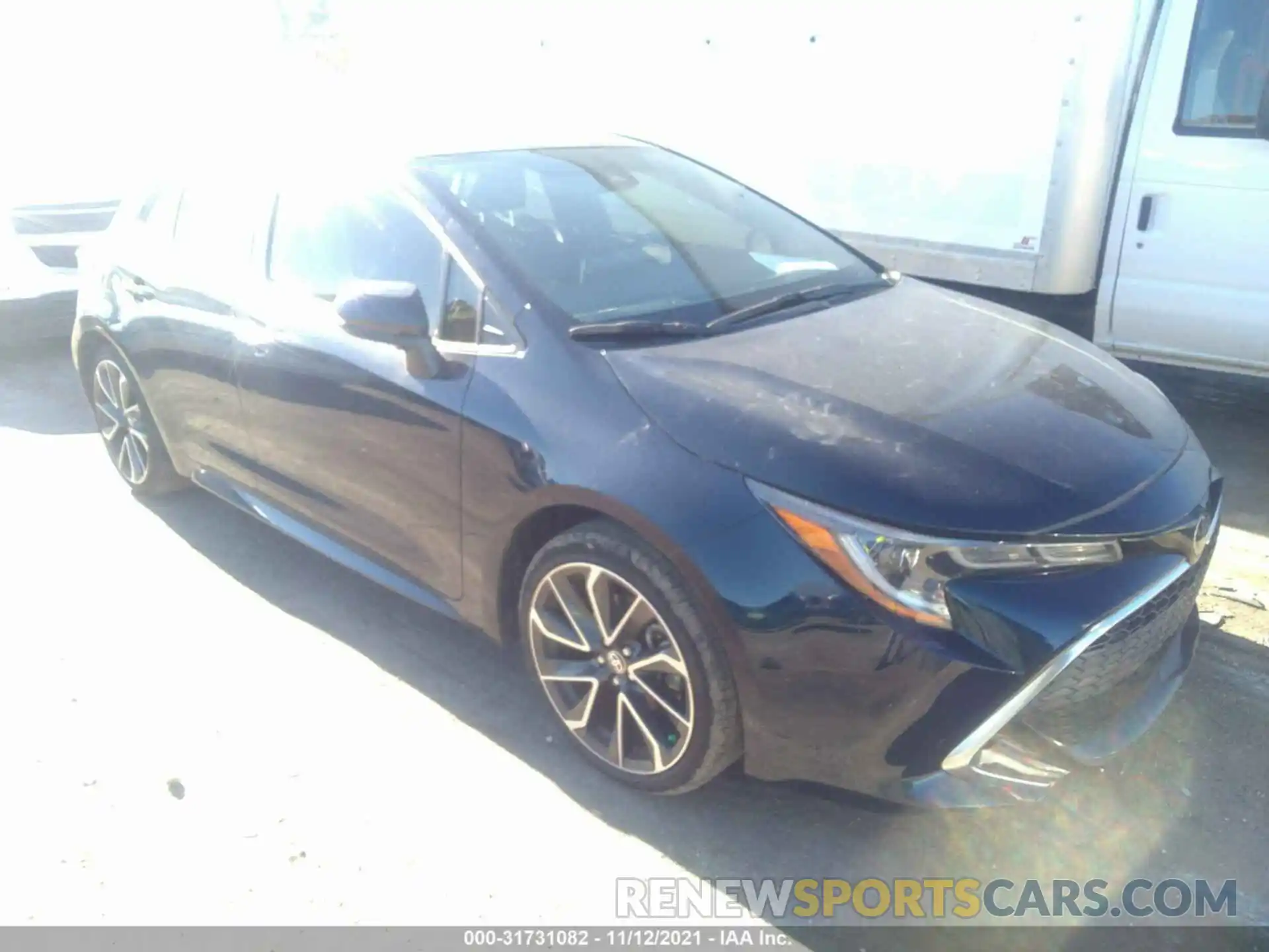 1 Photograph of a damaged car JTNK4RBE4K3047748 TOYOTA COROLLA HATCHBACK 2019