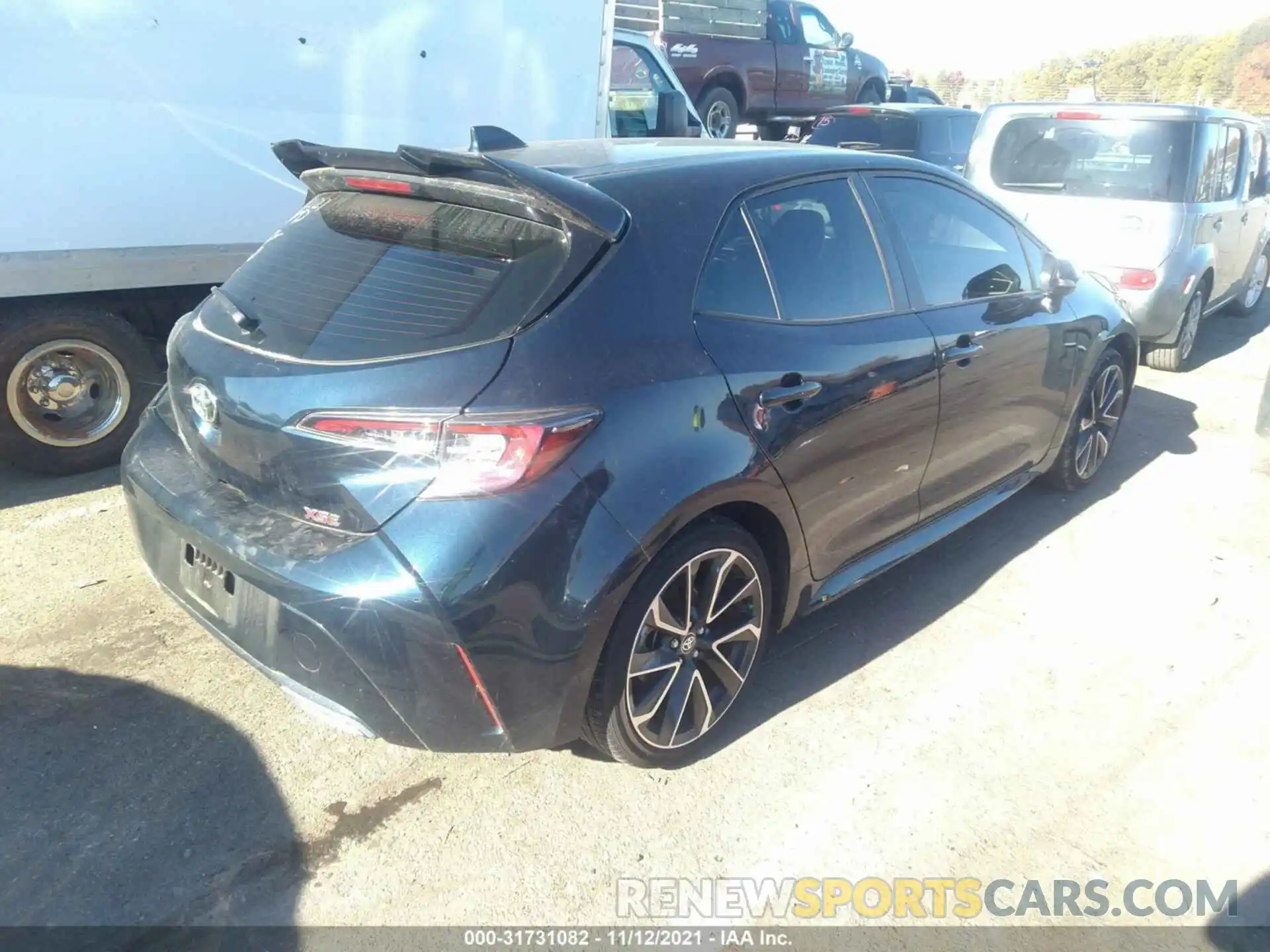 4 Photograph of a damaged car JTNK4RBE4K3047748 TOYOTA COROLLA HATCHBACK 2019