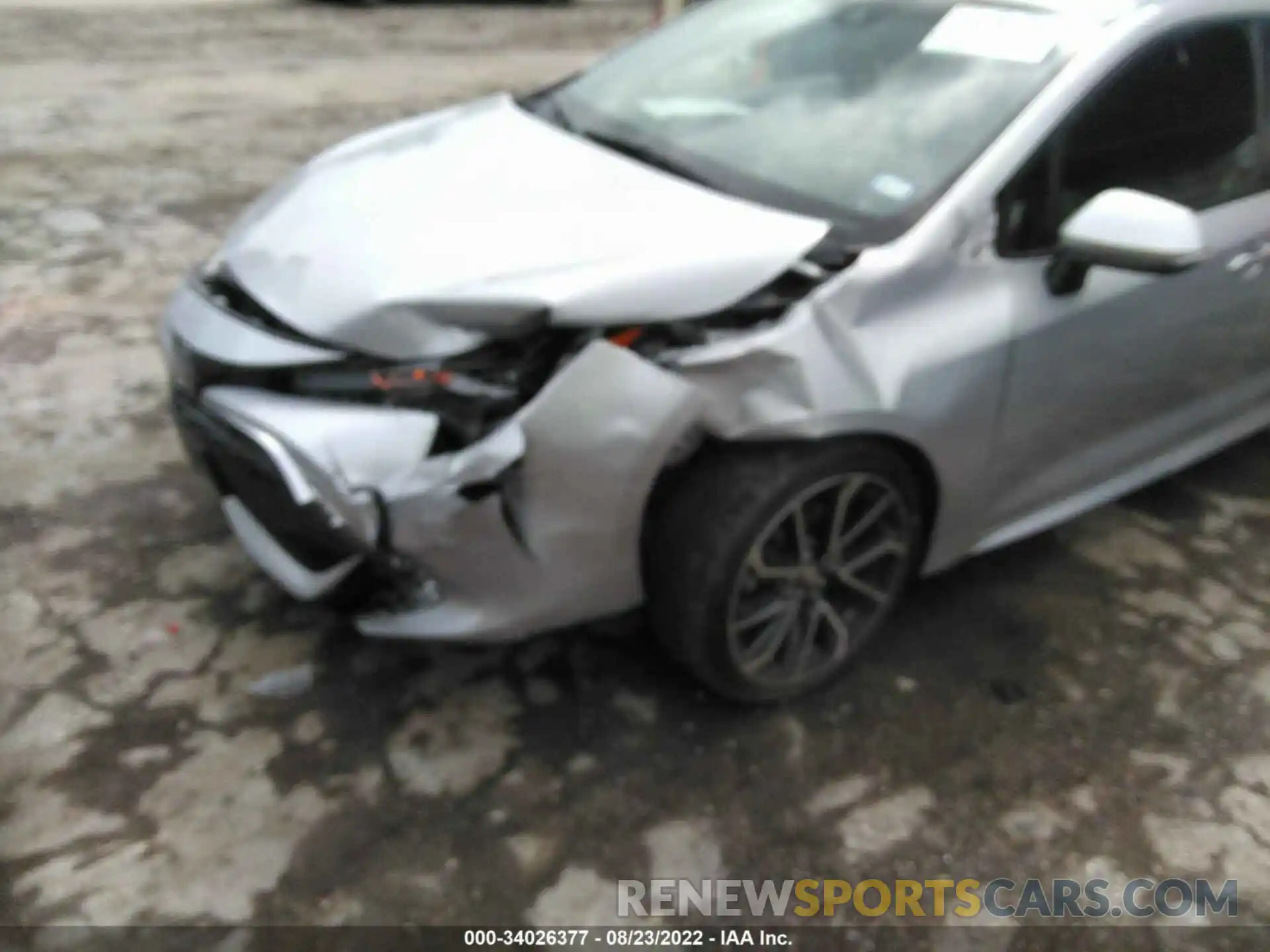 6 Photograph of a damaged car JTNK4RBE5K3016718 TOYOTA COROLLA HATCHBACK 2019