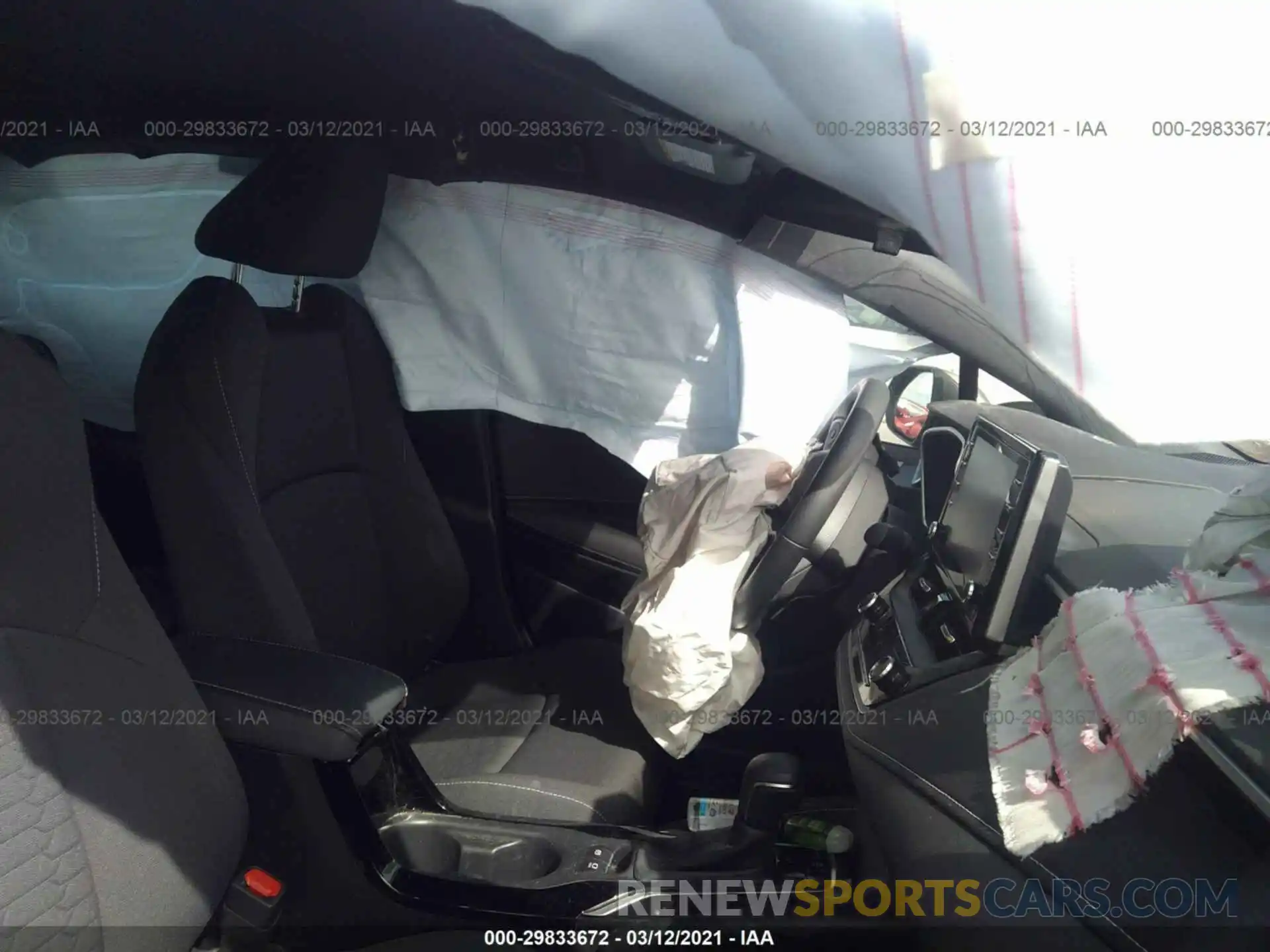 5 Photograph of a damaged car JTNK4RBE5K3028707 TOYOTA COROLLA HATCHBACK 2019