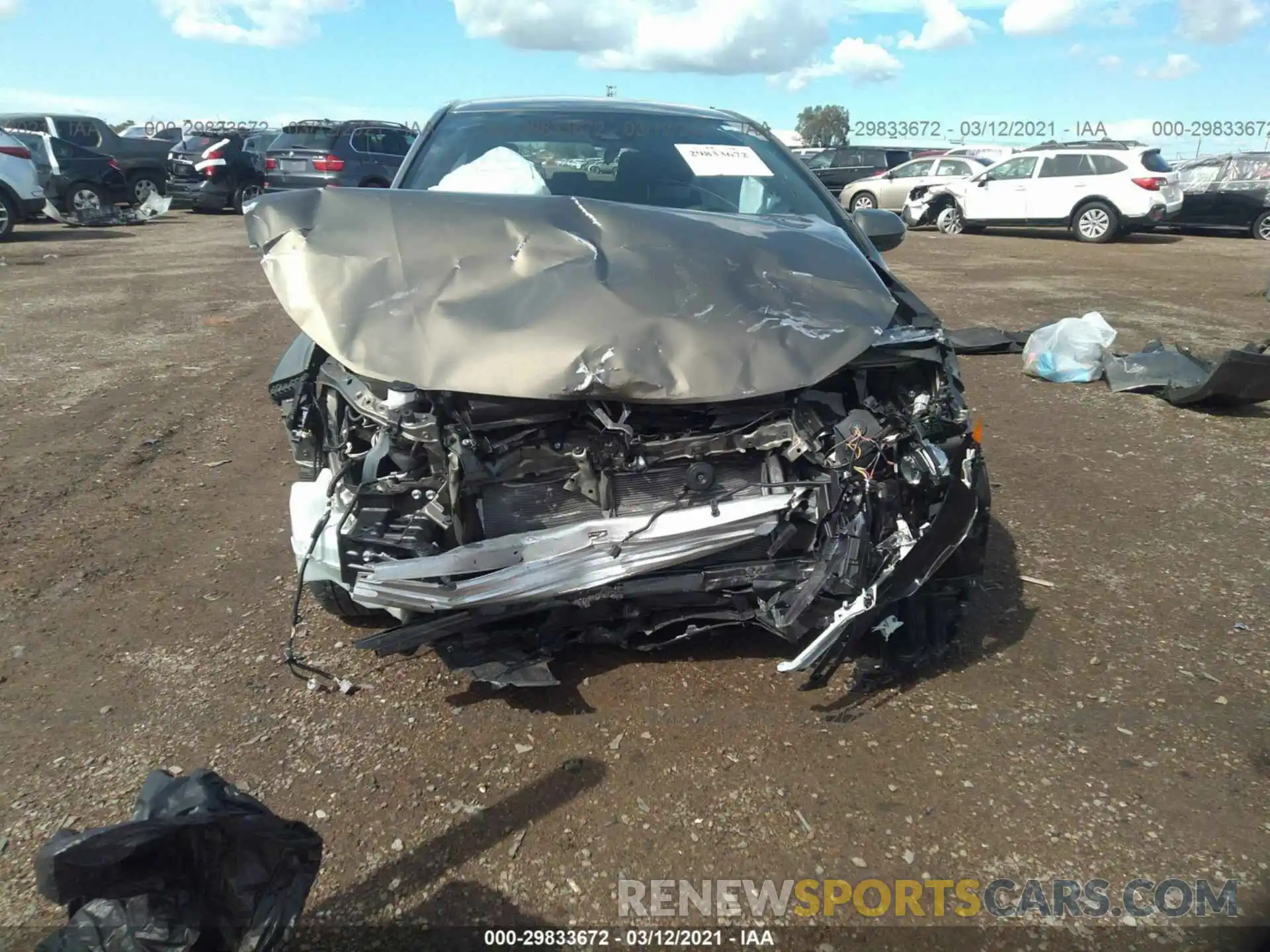 6 Photograph of a damaged car JTNK4RBE5K3028707 TOYOTA COROLLA HATCHBACK 2019