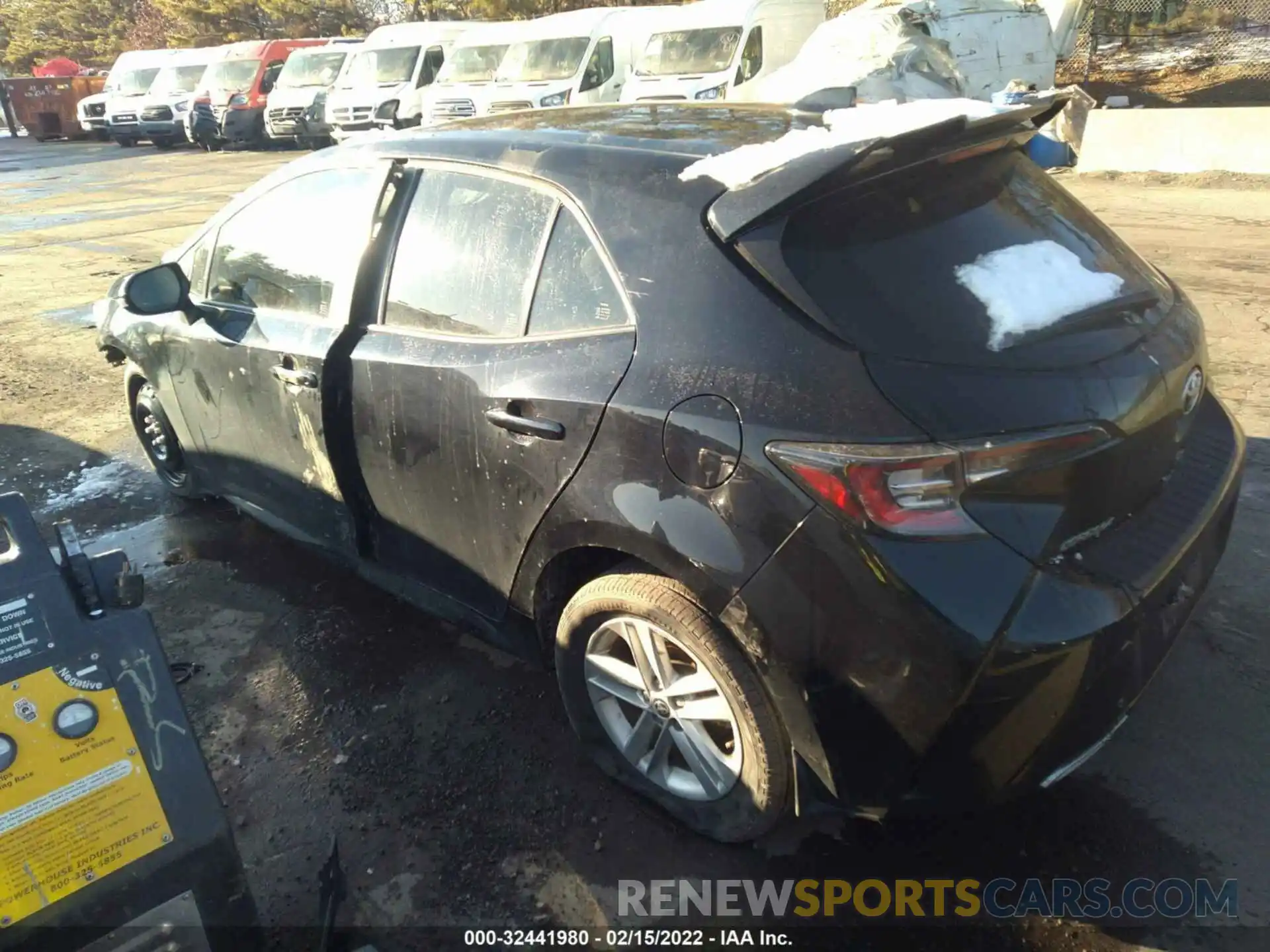 3 Photograph of a damaged car JTNK4RBE7K3058873 TOYOTA COROLLA HATCHBACK 2019