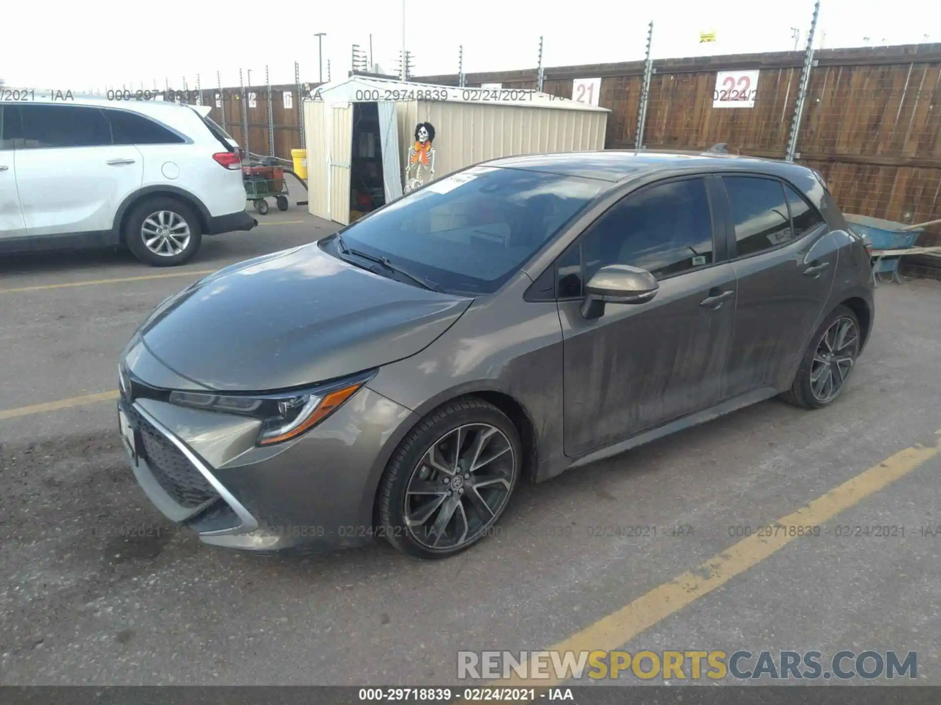 2 Photograph of a damaged car JTNK4RBE7K3059053 TOYOTA COROLLA HATCHBACK 2019