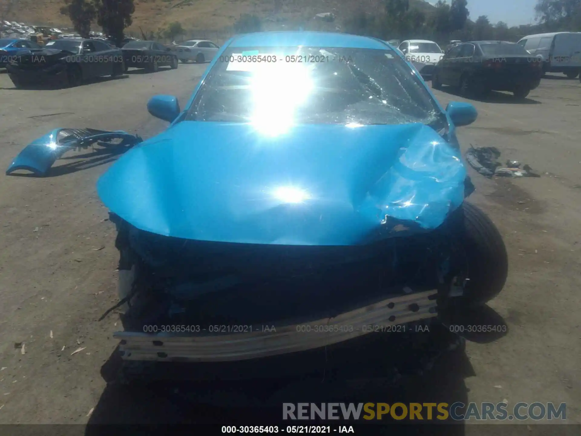 6 Photograph of a damaged car JTNK4RBE8K3031679 TOYOTA COROLLA HATCHBACK 2019