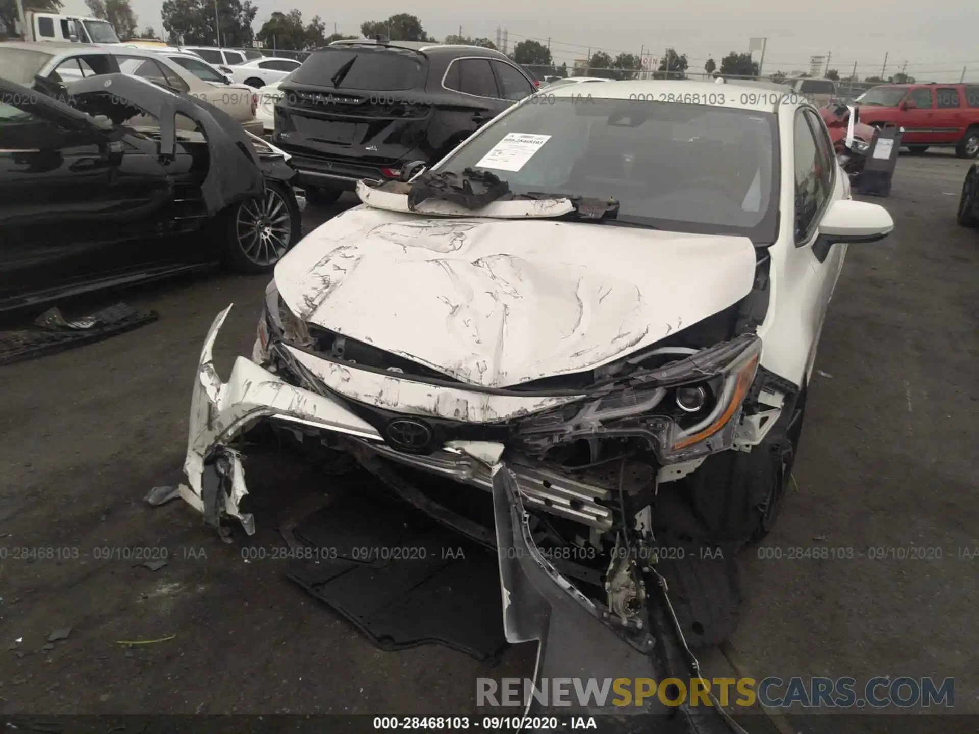 6 Photograph of a damaged car JTNK4RBE8K3043475 TOYOTA COROLLA HATCHBACK 2019