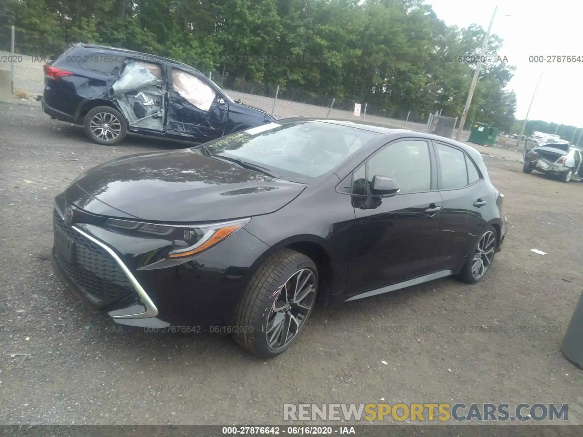 2 Photograph of a damaged car JTNK4RBE8K3066335 TOYOTA COROLLA HATCHBACK 2019