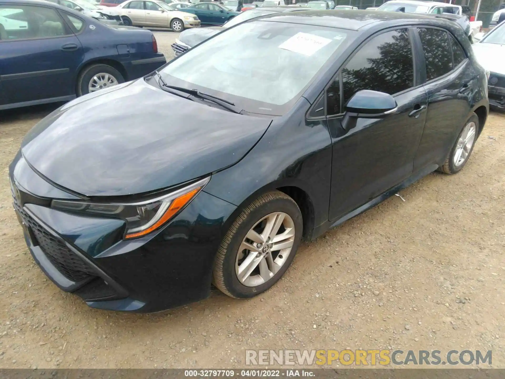 2 Photograph of a damaged car JTNK4RBEXK3012468 TOYOTA COROLLA HATCHBACK 2019