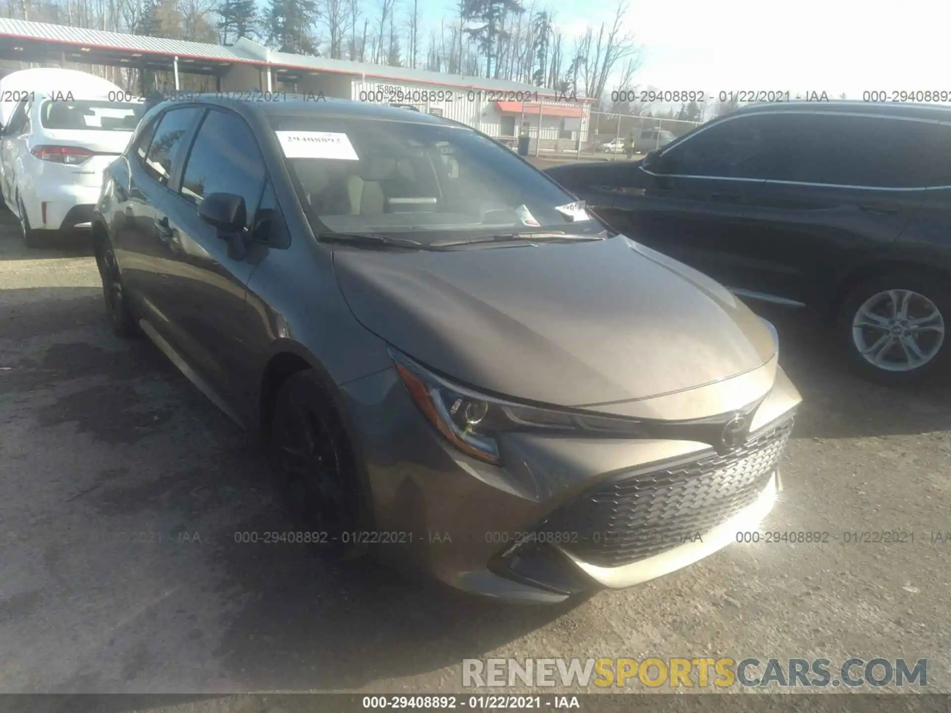 1 Photograph of a damaged car JTNB4RBEXL3093313 TOYOTA COROLLA HATCHBACK 2020