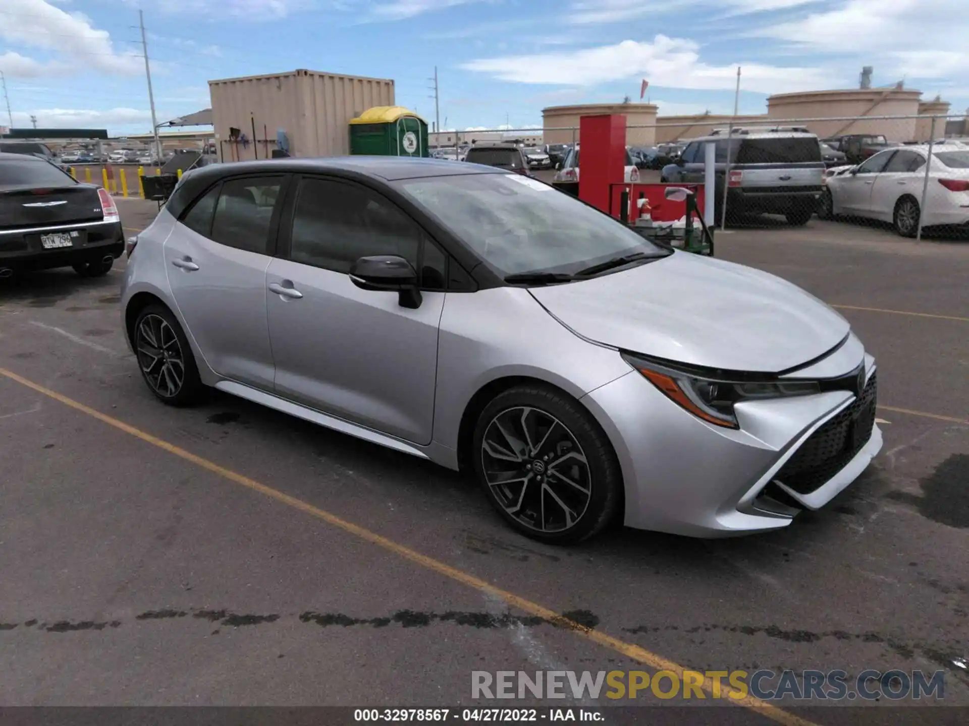 1 Photograph of a damaged car JTNC4RBE8L3075509 TOYOTA COROLLA HATCHBACK 2020