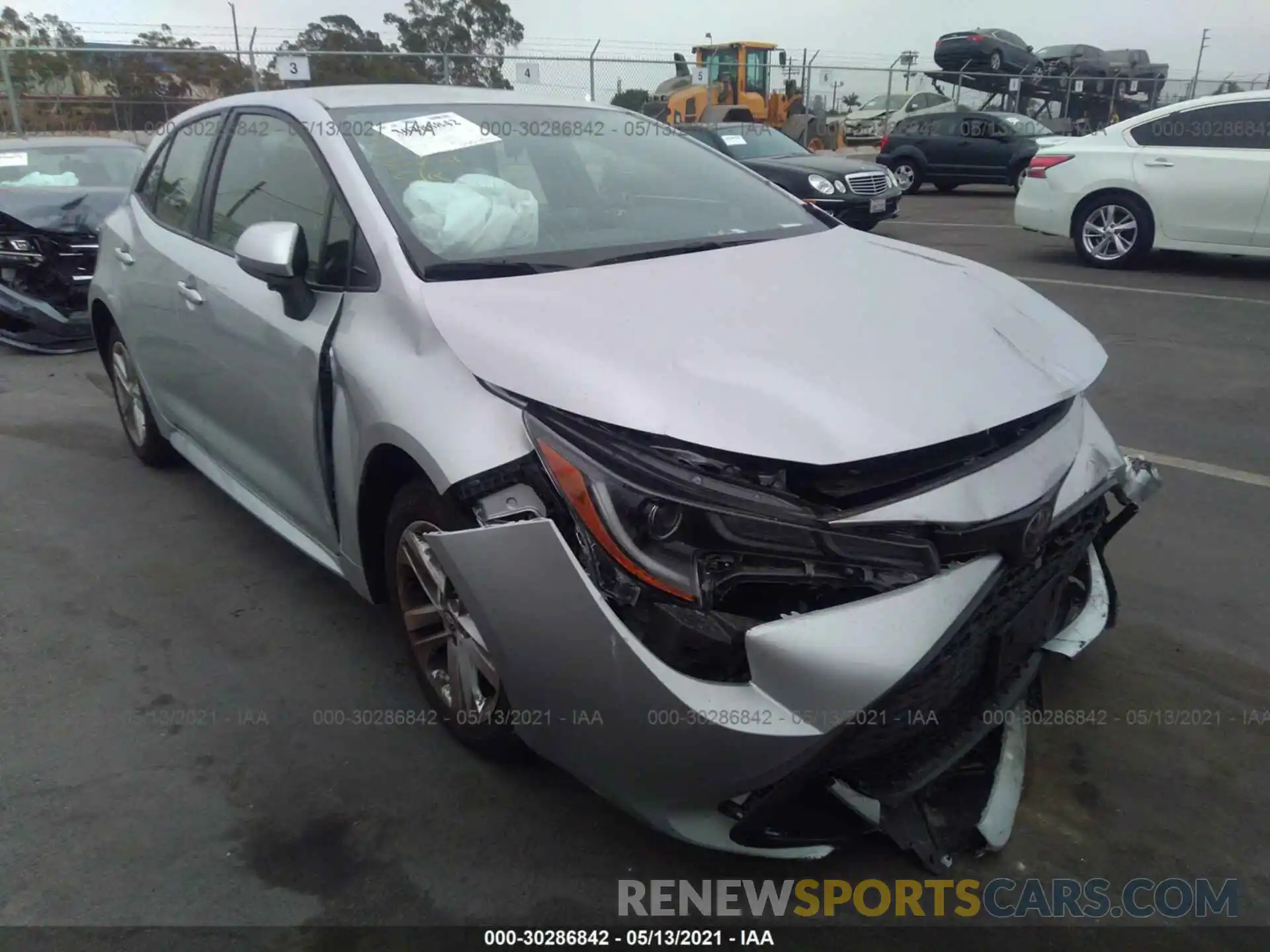 6 Photograph of a damaged car JTND4RBE5L3088402 TOYOTA COROLLA HATCHBACK 2020