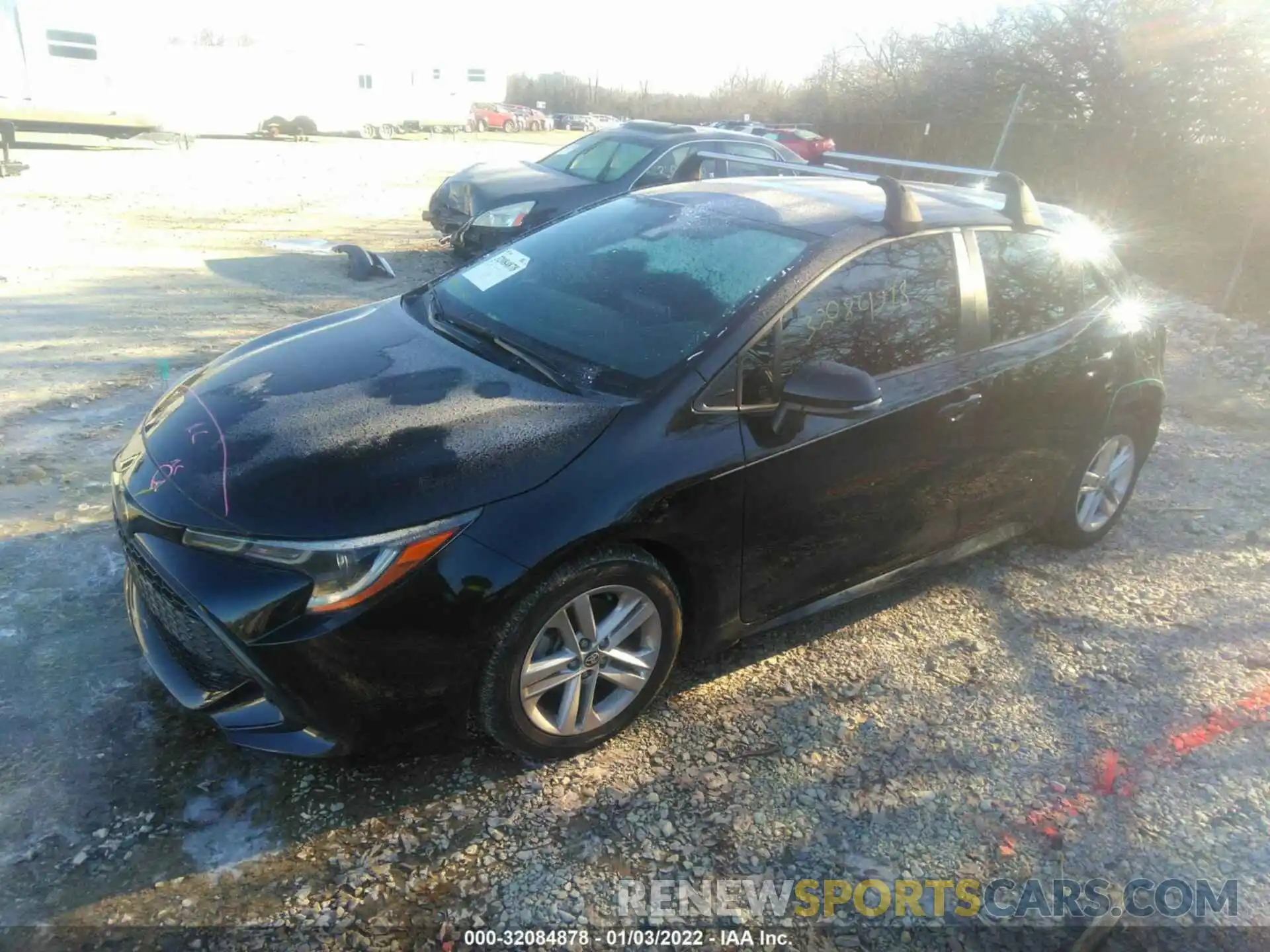 2 Photograph of a damaged car JTND4RBE7L3075831 TOYOTA COROLLA HATCHBACK 2020