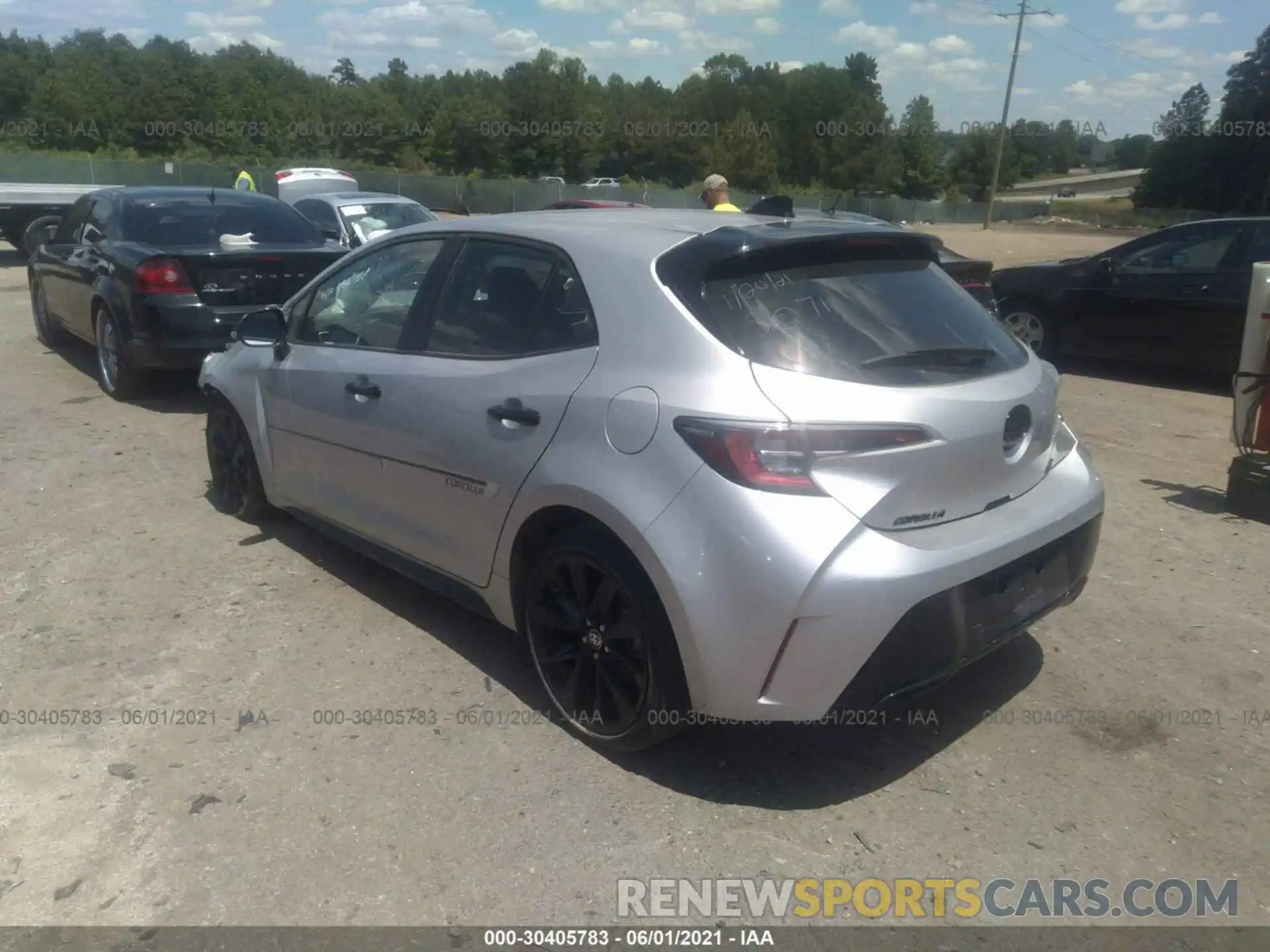 3 Photograph of a damaged car JTND4RBE8L3088765 TOYOTA COROLLA HATCHBACK 2020