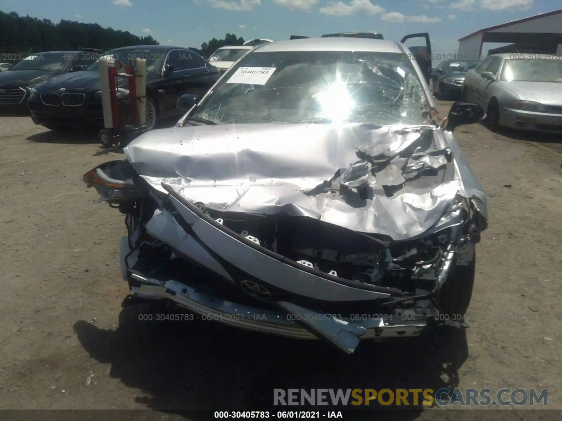 6 Photograph of a damaged car JTND4RBE8L3088765 TOYOTA COROLLA HATCHBACK 2020