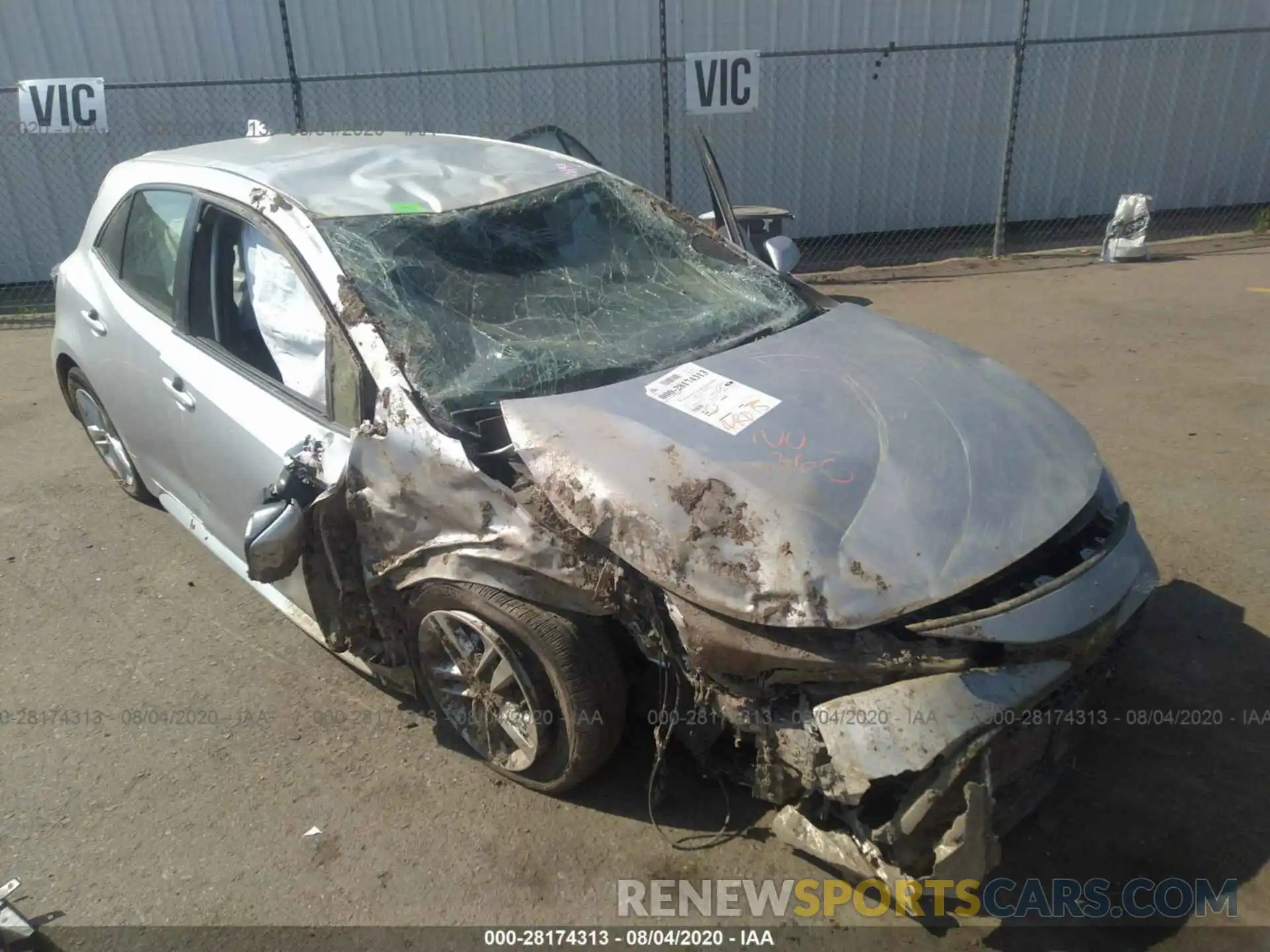 6 Photograph of a damaged car JTND4RBE9L3085129 TOYOTA COROLLA HATCHBACK 2020